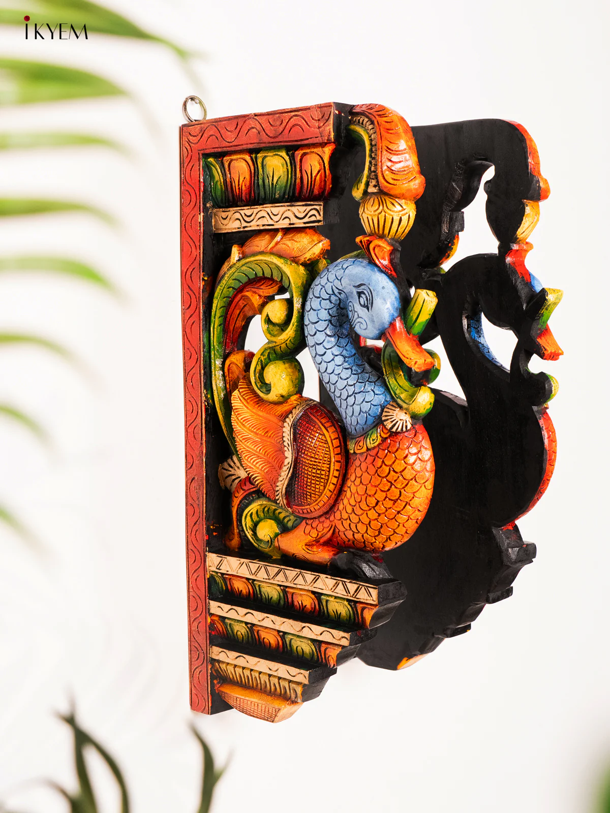 Wooden Hand Painted Carved Annapakshi Set - KH14178