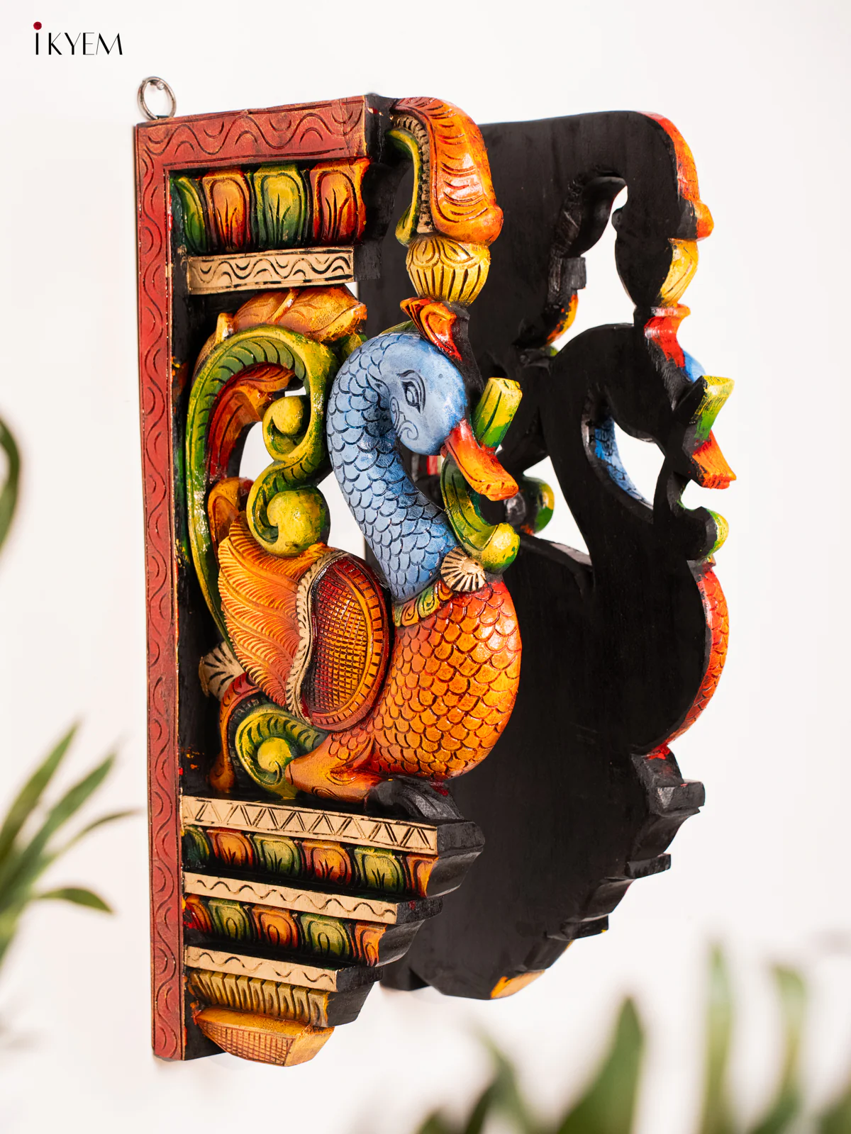 Wooden Hand Painted Carved Annapakshi Set - KH14178 - Image 5