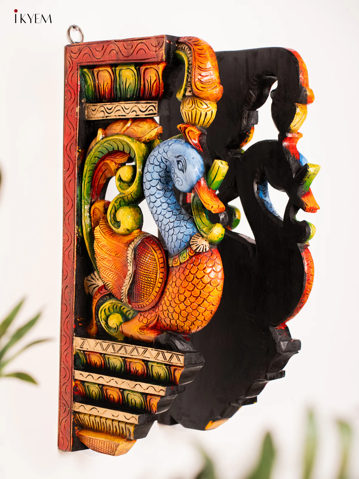Wooden Hand Painted Carved Annapakshi Set - KH14178 - Image 7