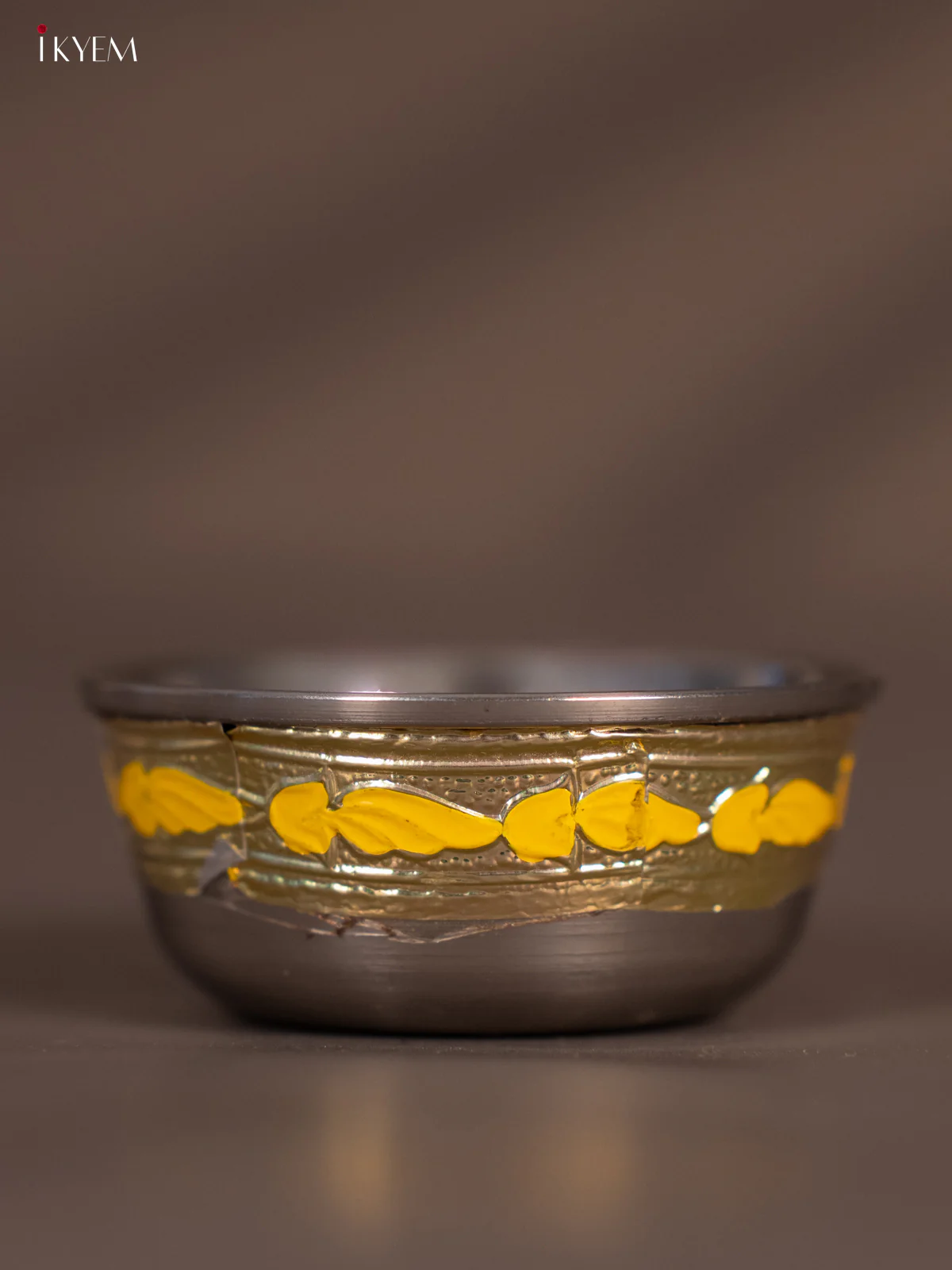 Yellow Meenakari Katori - (3×3) Inches - KH20124
