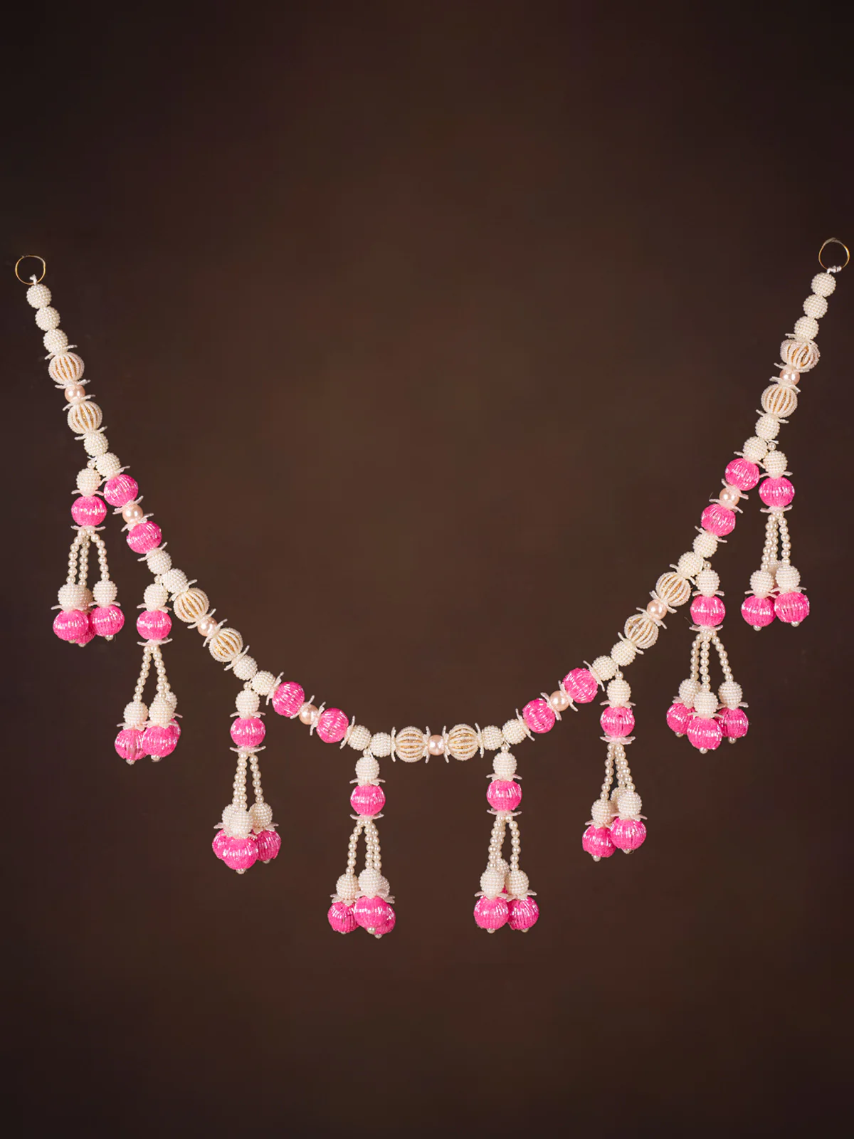Artificial flowers Toran - White & Pink - KH21234