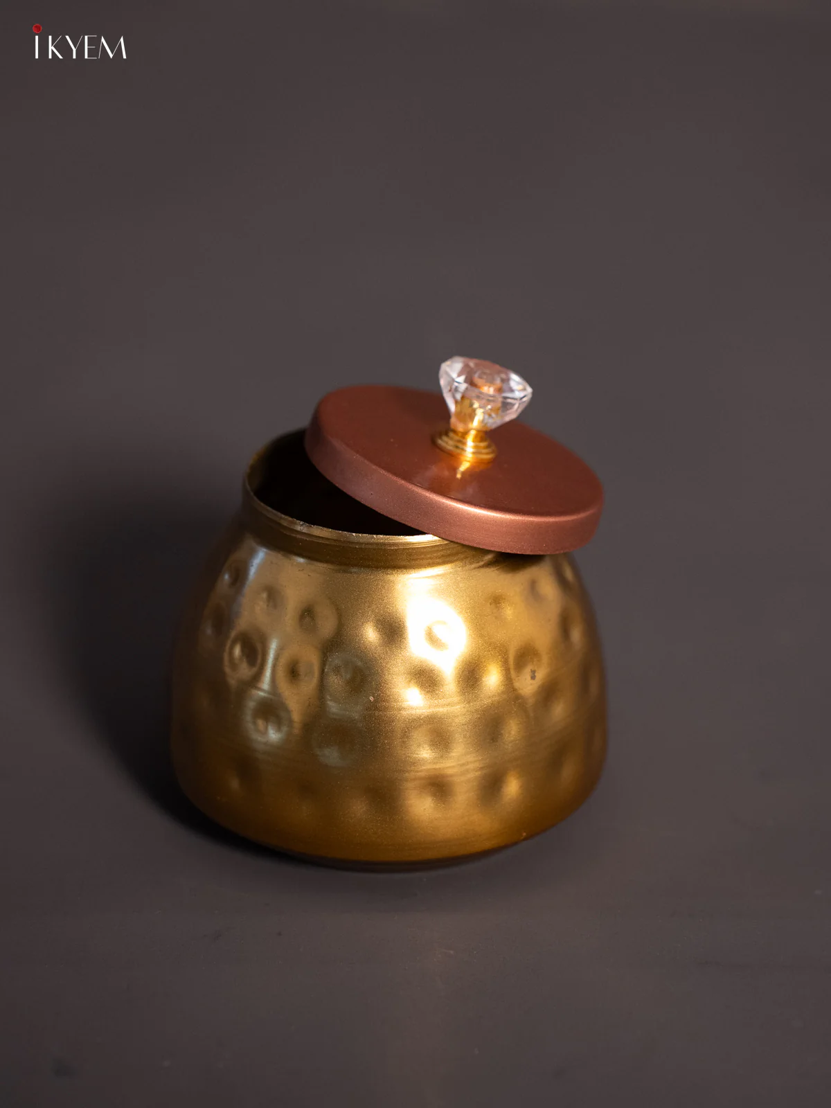 Gold Dry Fruit Jar with Copper Lid - KH25118 - Image 3
