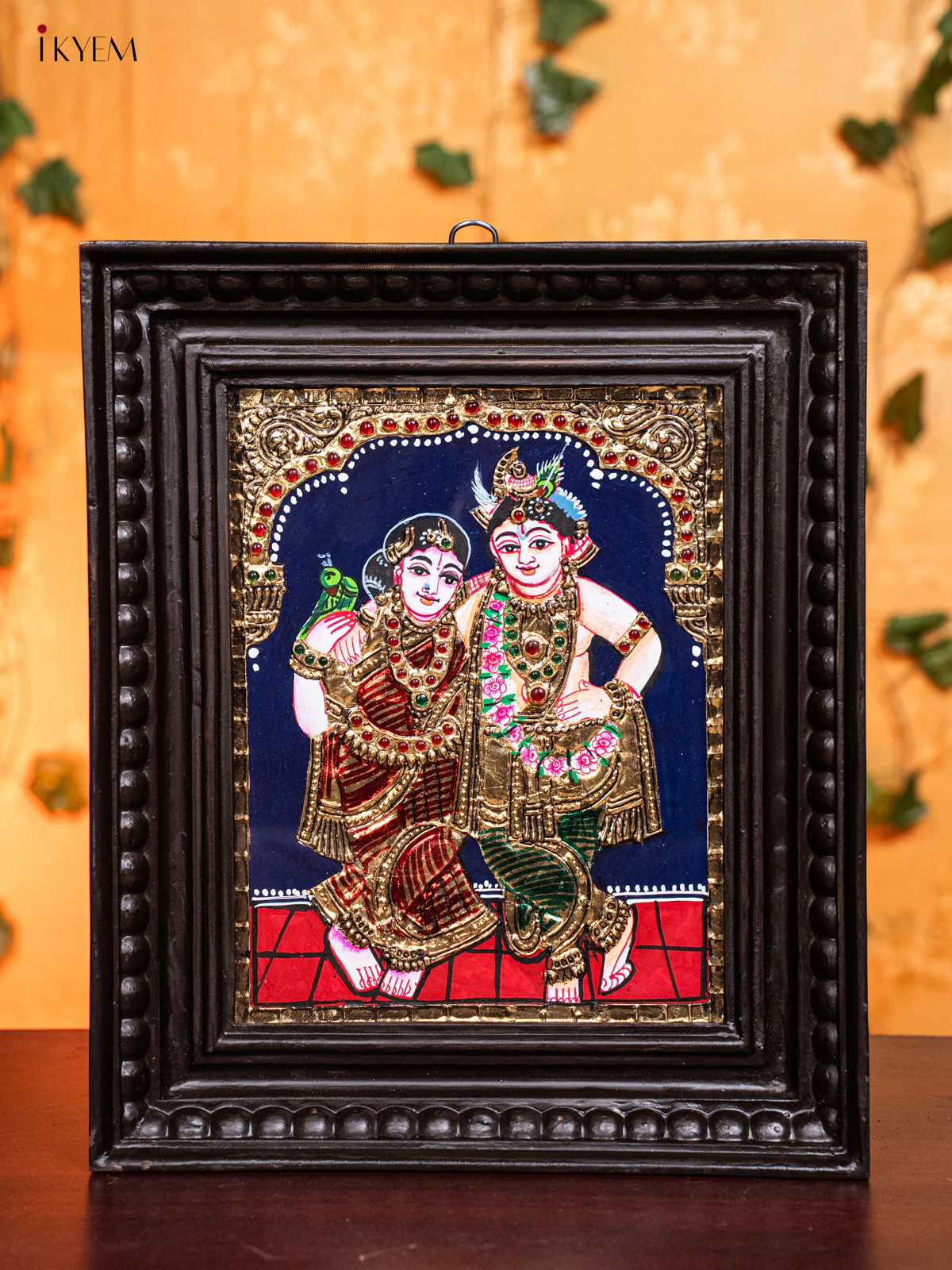 Radha Krishna - Tanjore Painting (13x11)