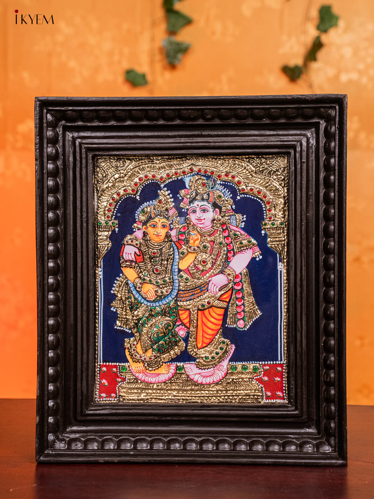 Radha Krishna - Tanjore Painting (13x11)