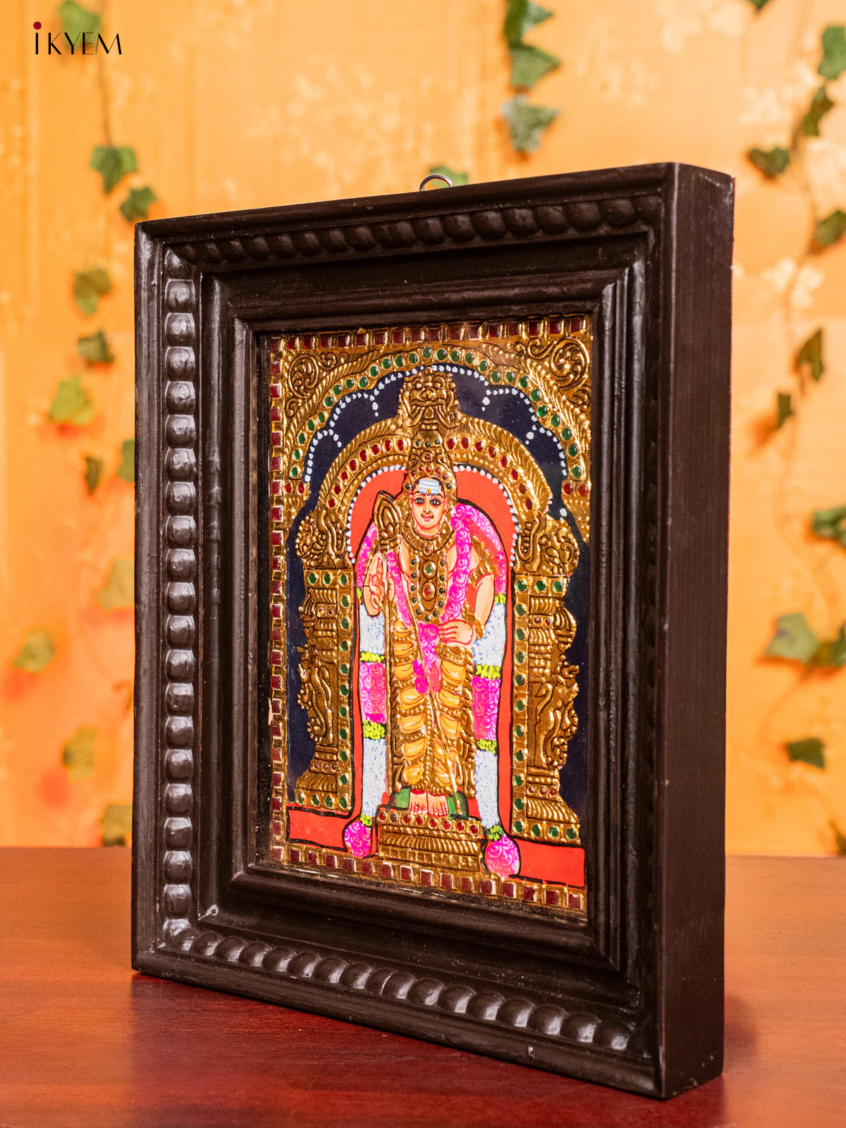 Murugar - Tanjore Painting (13x11) - Image 4