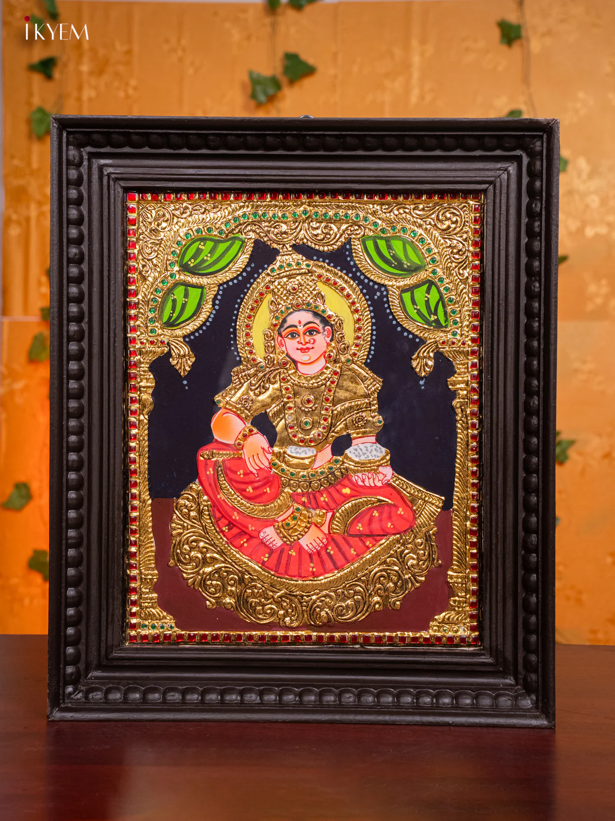 Annapoorani Tanjore Painting - (18 x 15) - KH26181