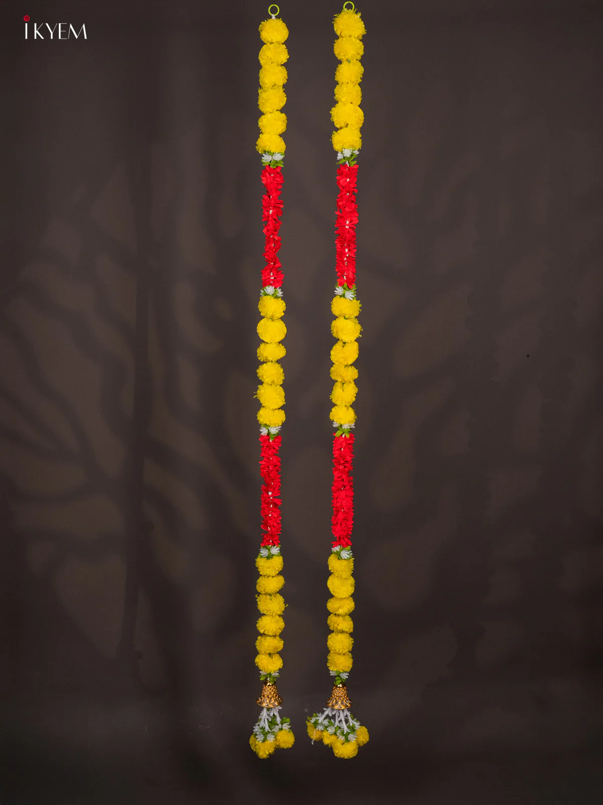 Artificial flowers Toran - Yellow & Red - KI01233