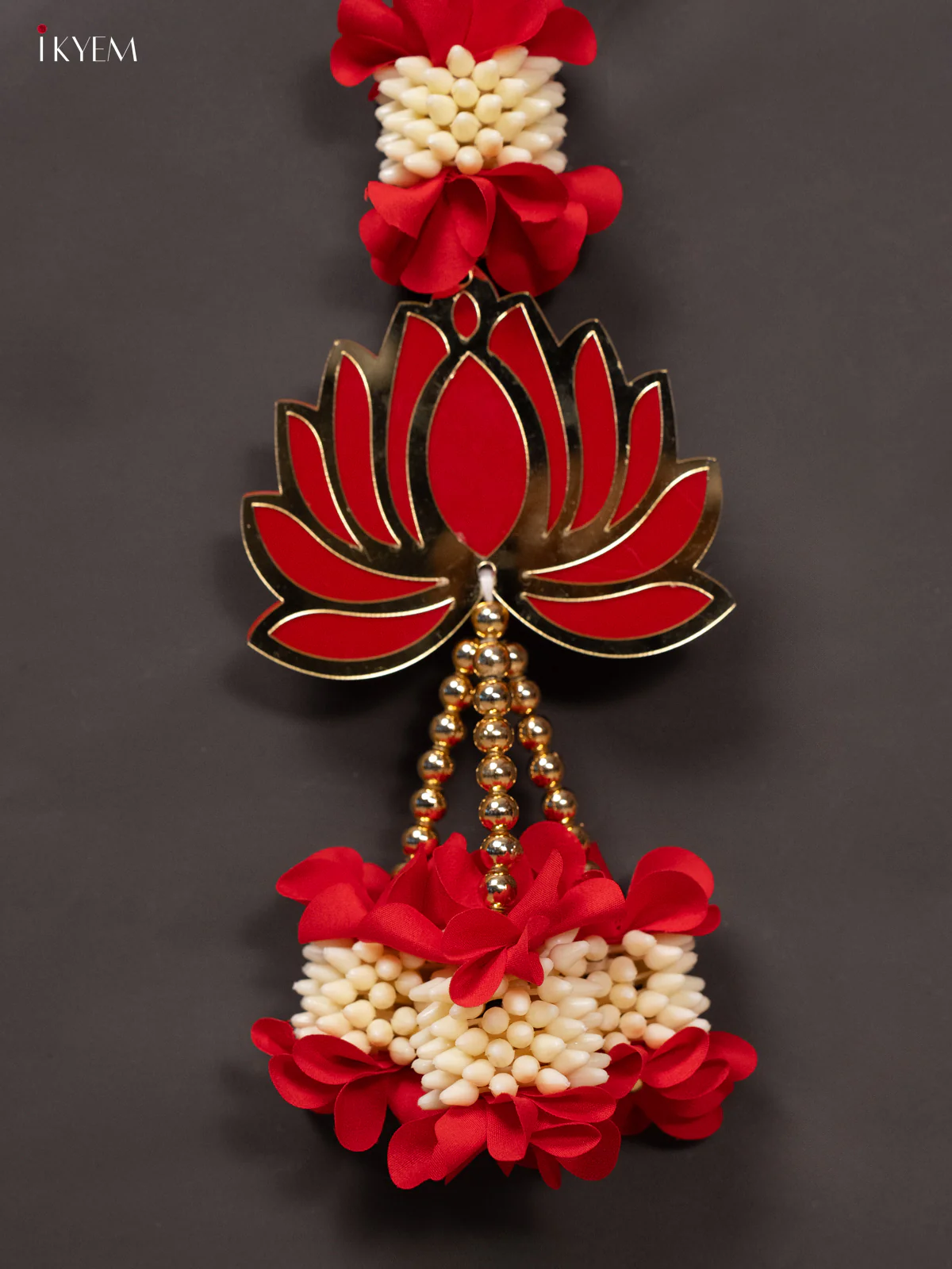Artificial flowers Toran - Red - KI01237 - Image 4