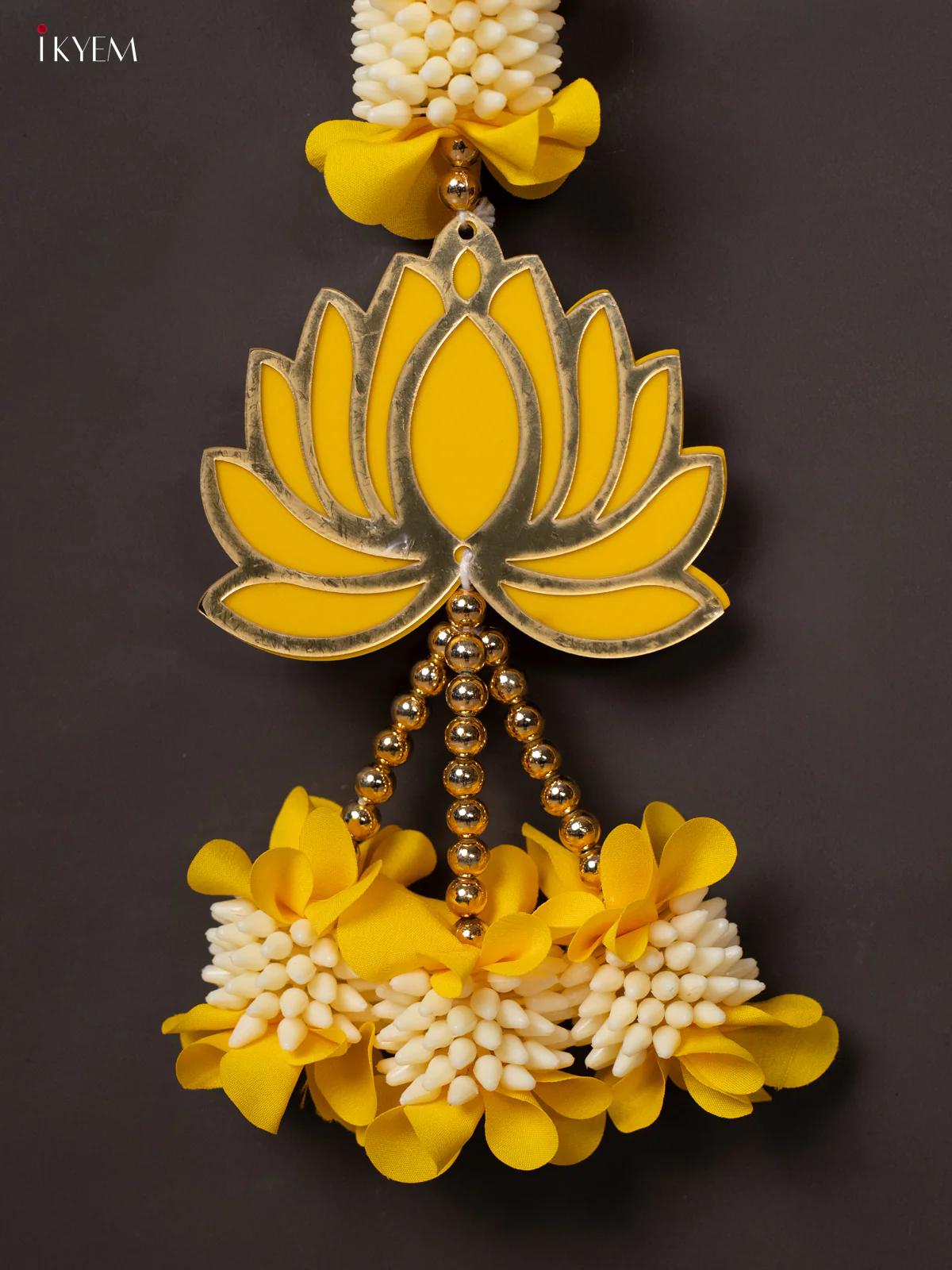 Artificial flowers Toran - Yellow - KI01238 - Image 4