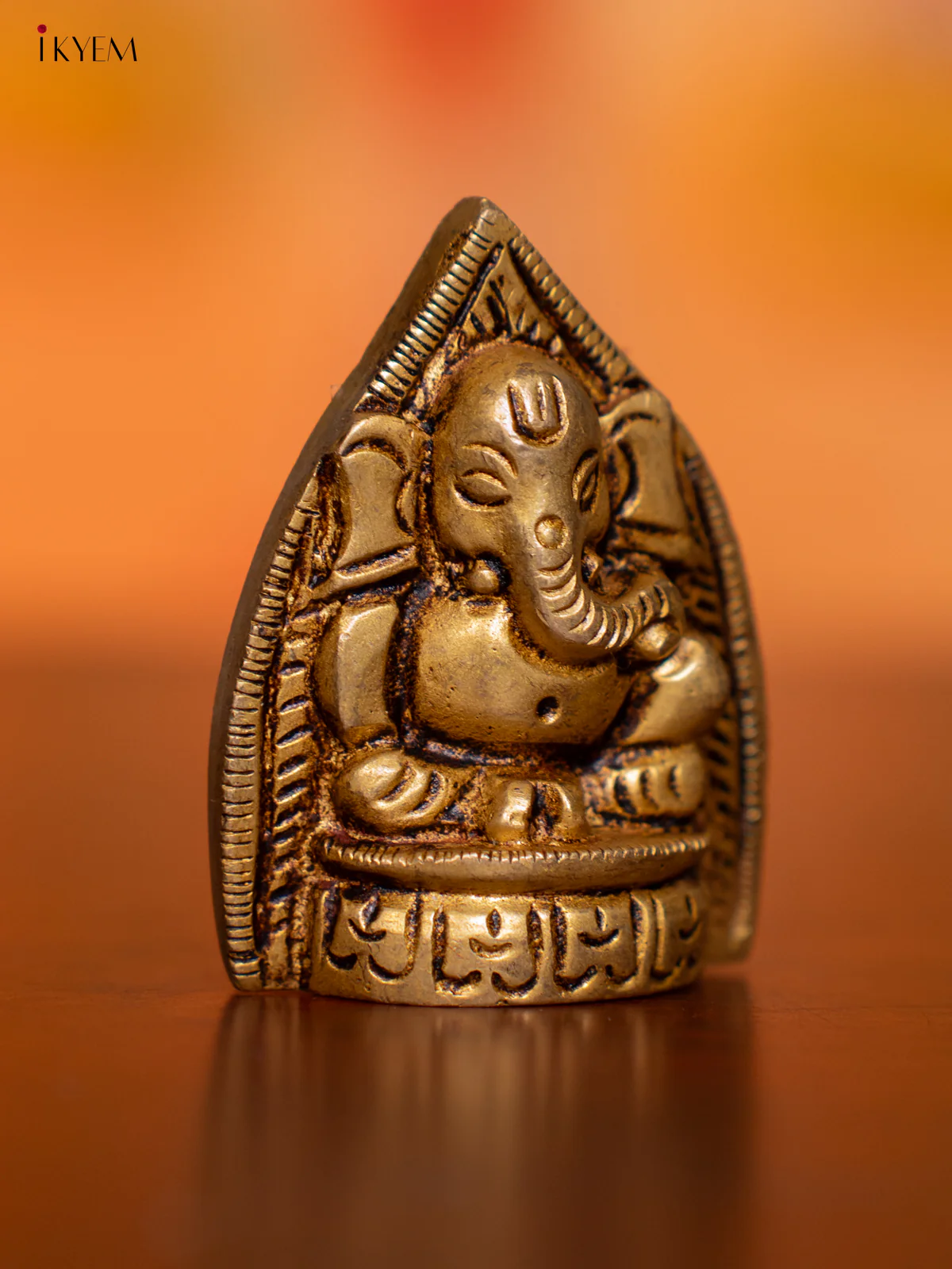 Brass Lord Ganesha - 2 Inches - KI07126 - Image 2