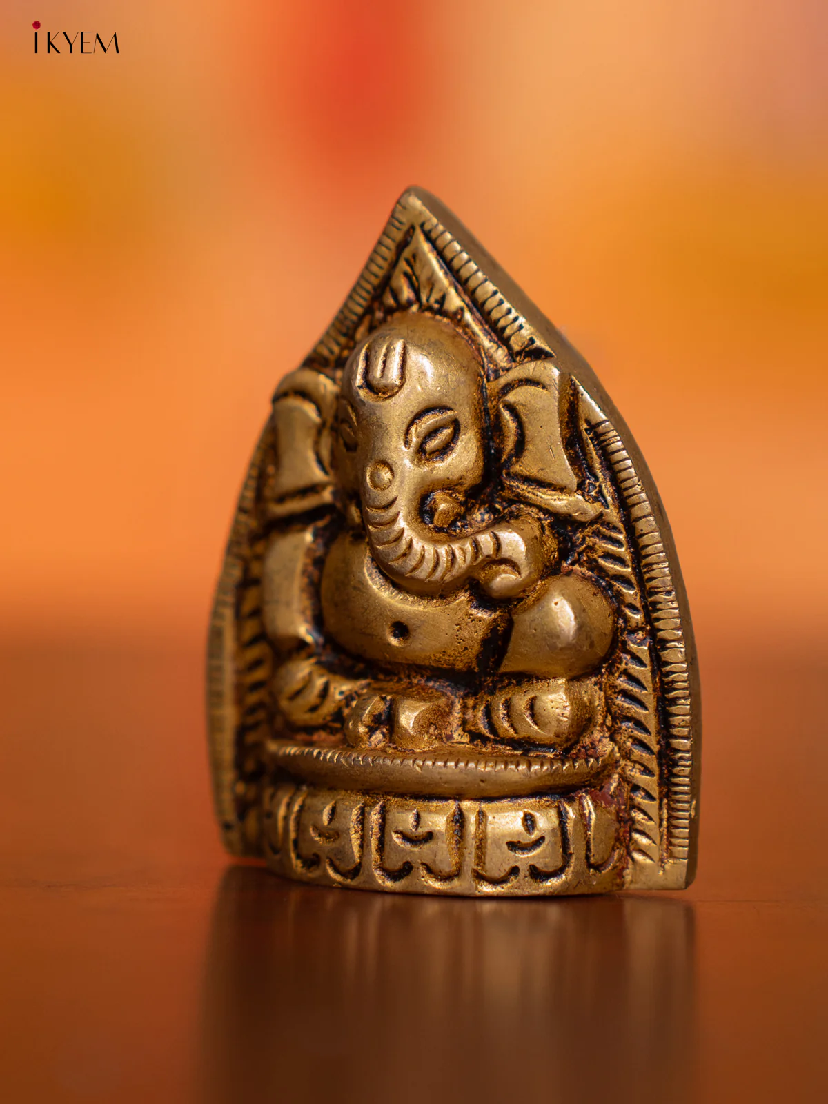 Brass Lord Ganesha - 2 Inches - KI07126 - Image 3