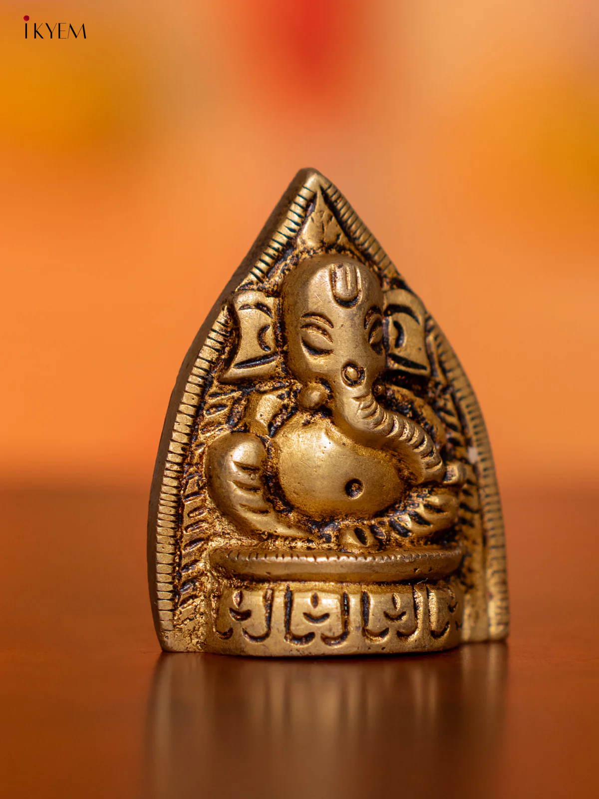 Brass Lord Ganesh - 2 Inch - KI07128 - Image 2