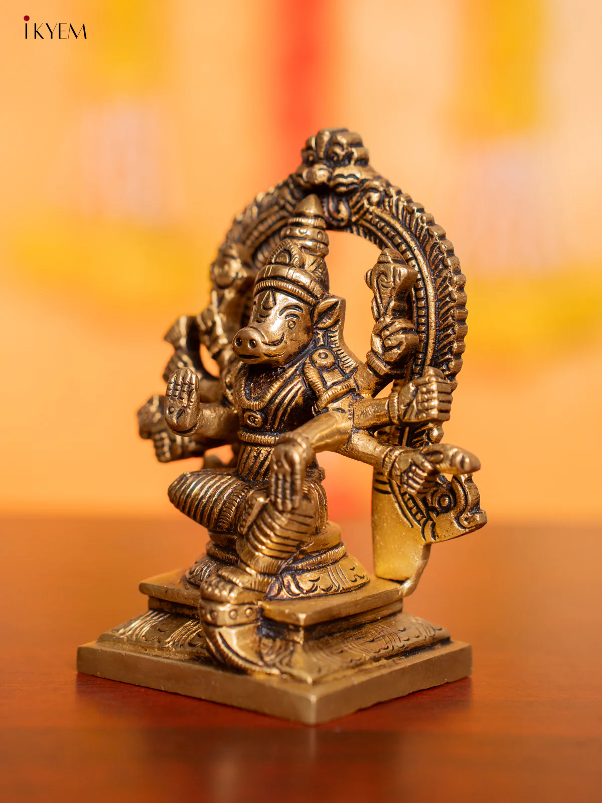 Brass Varahi Amman Idol - 4.5 Inch - KI07139 - Image 4