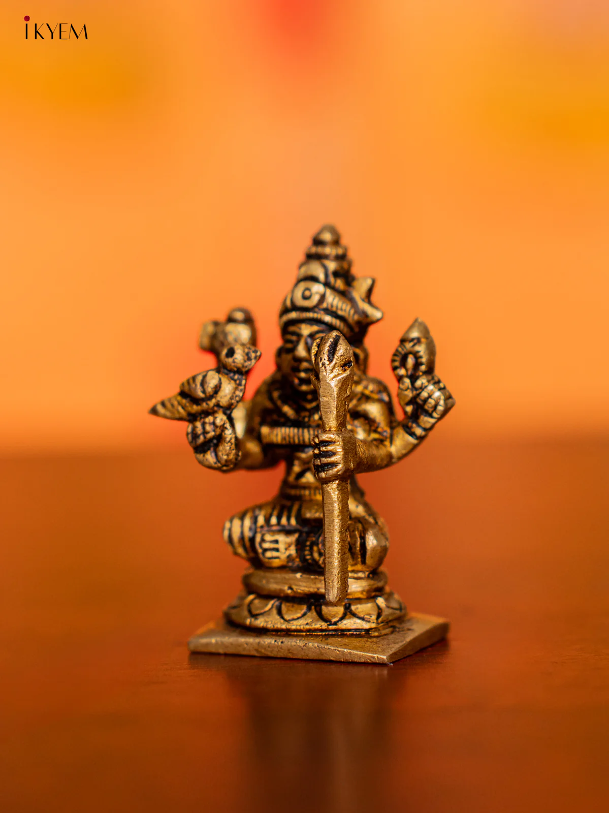 Brass Kamatchi Idol - 2 Inch - KI07147 - Image 3