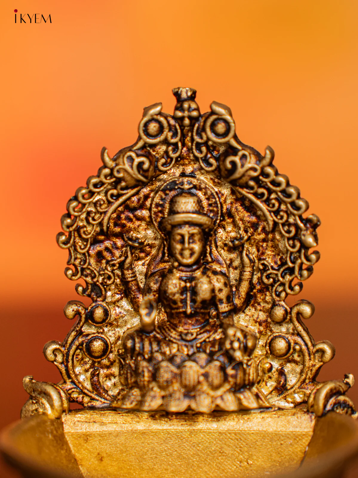 Brass Lakshmi Diya - 2.5 Inch - KI07153 - Image 2