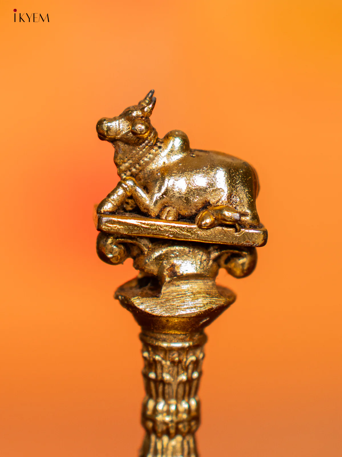 Brass Nandi Pooja Bell - 5 Inch - KI07167 - Image 2