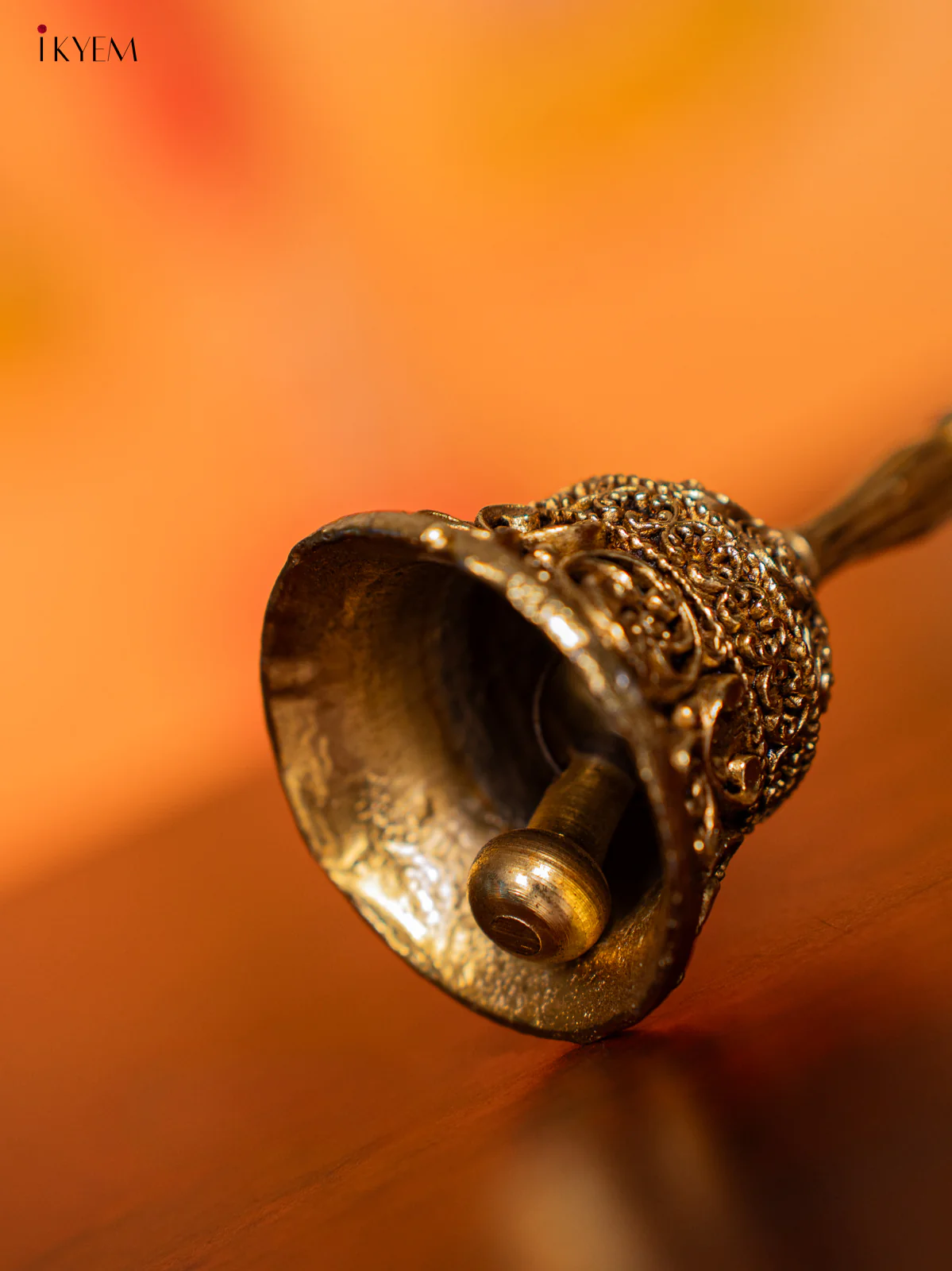 Brass Nandi Pooja Bell - 5 Inch - KI07167 - Image 3