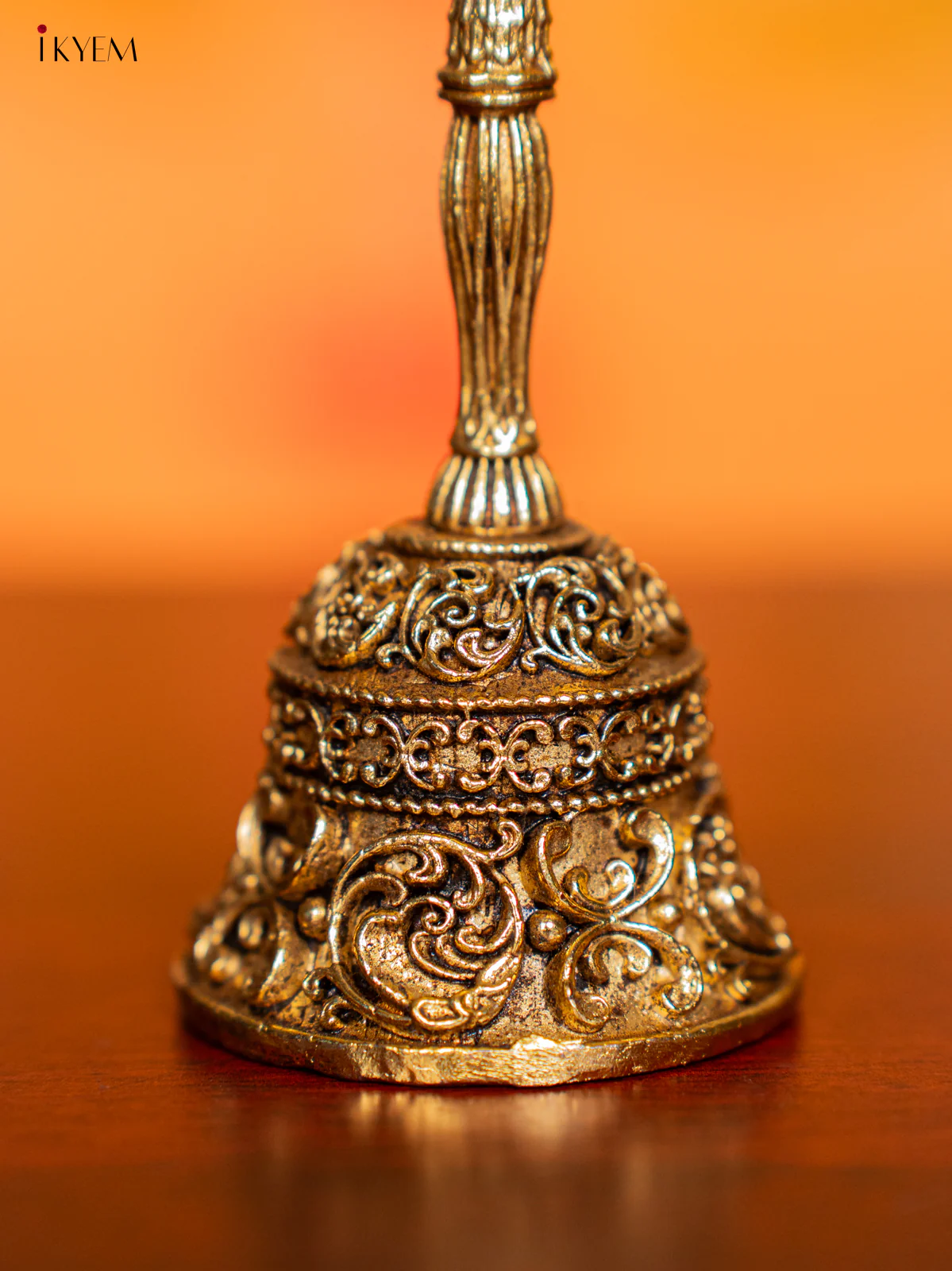 Brass Nandi Pooja Bell - 5 Inch - KI07167 - Image 4