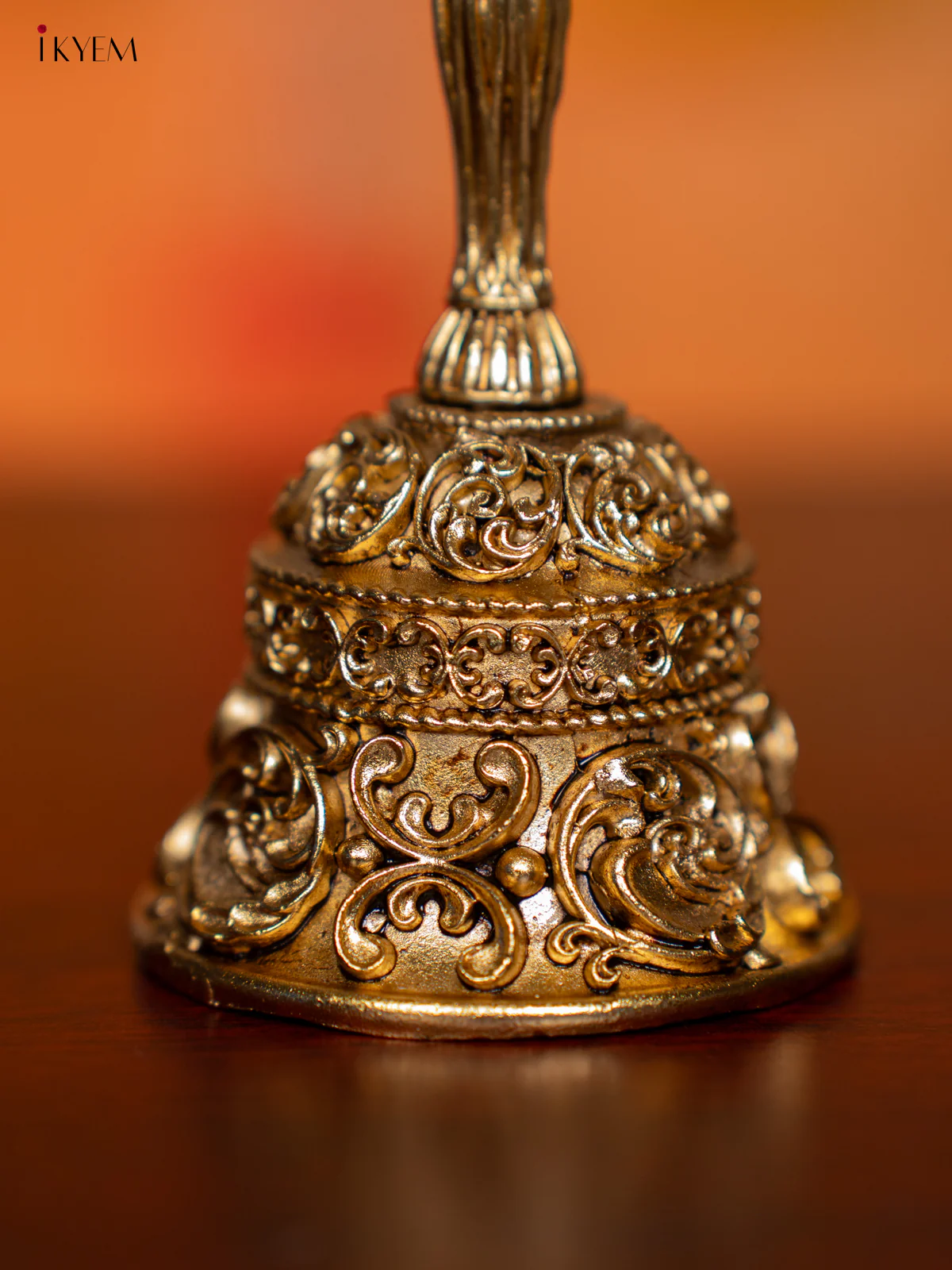 Brass Nandi Pooja Bell - 6 Inches - KI07168 - Image 4