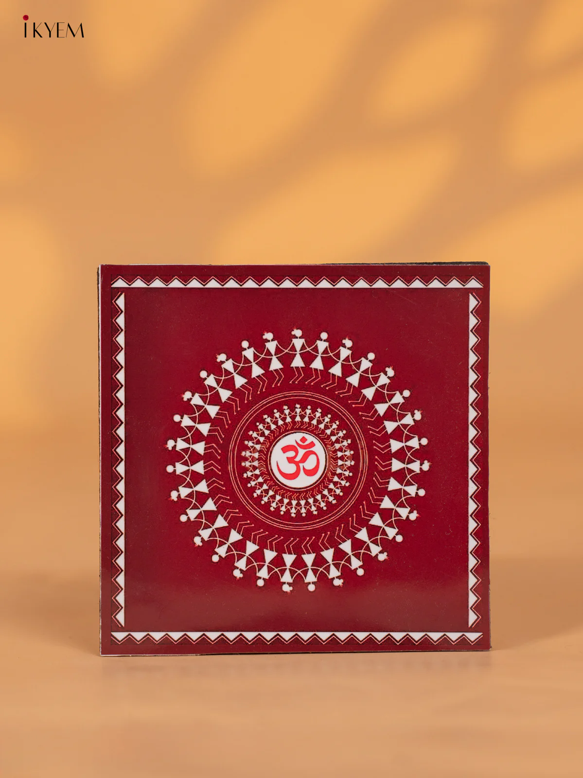Digital Printed OM Manai (4x4) Inches - KI08133