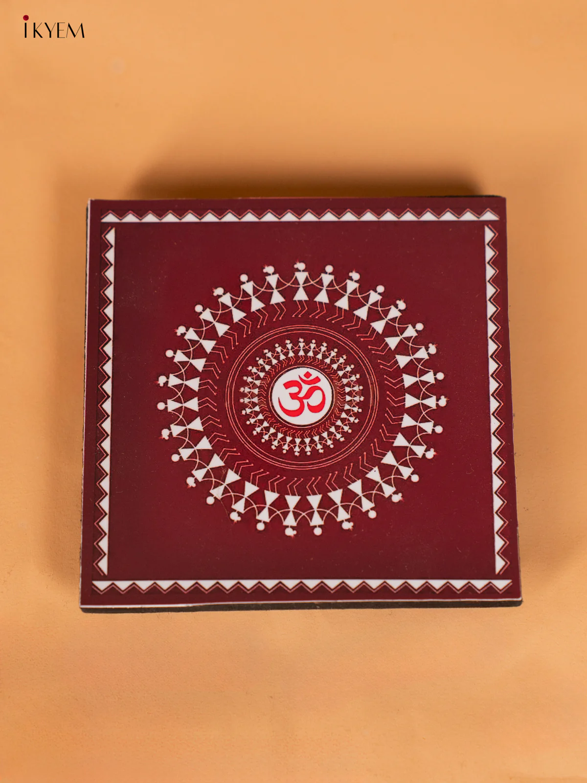 Digital Printed OM Manai (4x4) Inches - KI08133 - Image 2