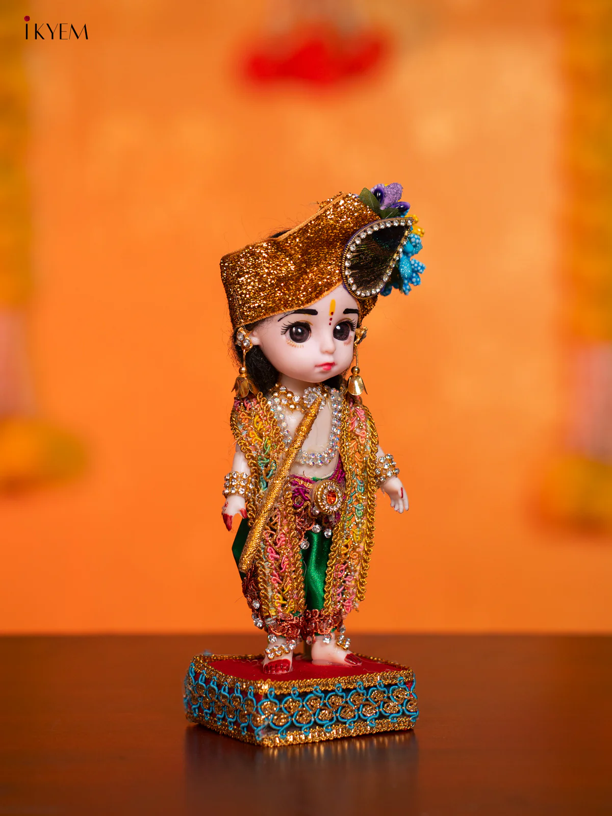 Krishna- Golu Display Doll - 7.5 Inches - KI09118 - Image 2