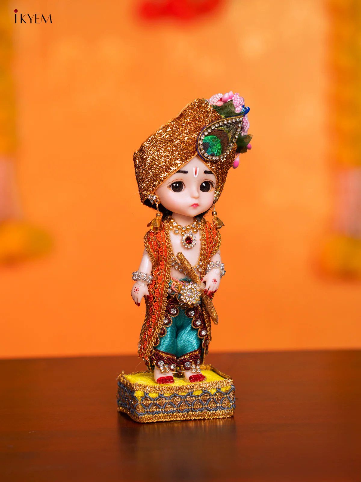 Krishna- Golu Display Doll - 7.5 Inches - KI09119 - Image 2