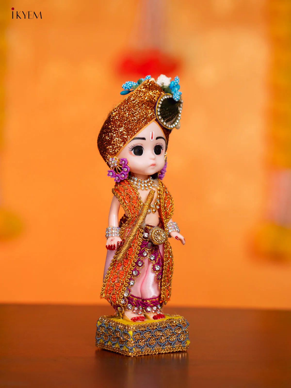 Krishna- Golu Display Doll - 7.5 Inches - KI09120 - Image 2
