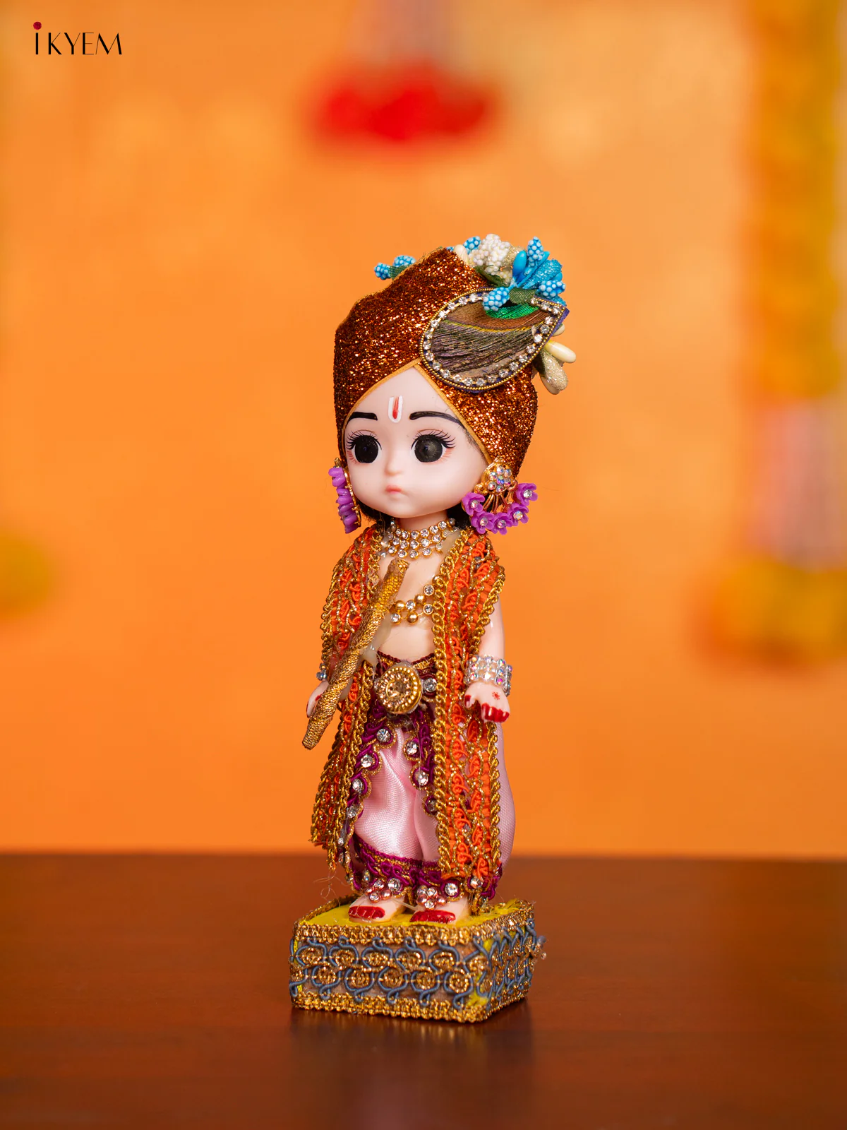 Krishna- Golu Display Doll - 7.5 Inches - KI09120 - Image 3
