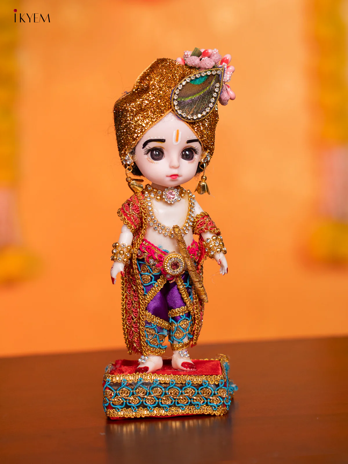 Krishna- Golu Display Doll - 7.5 Inches - KI09122
