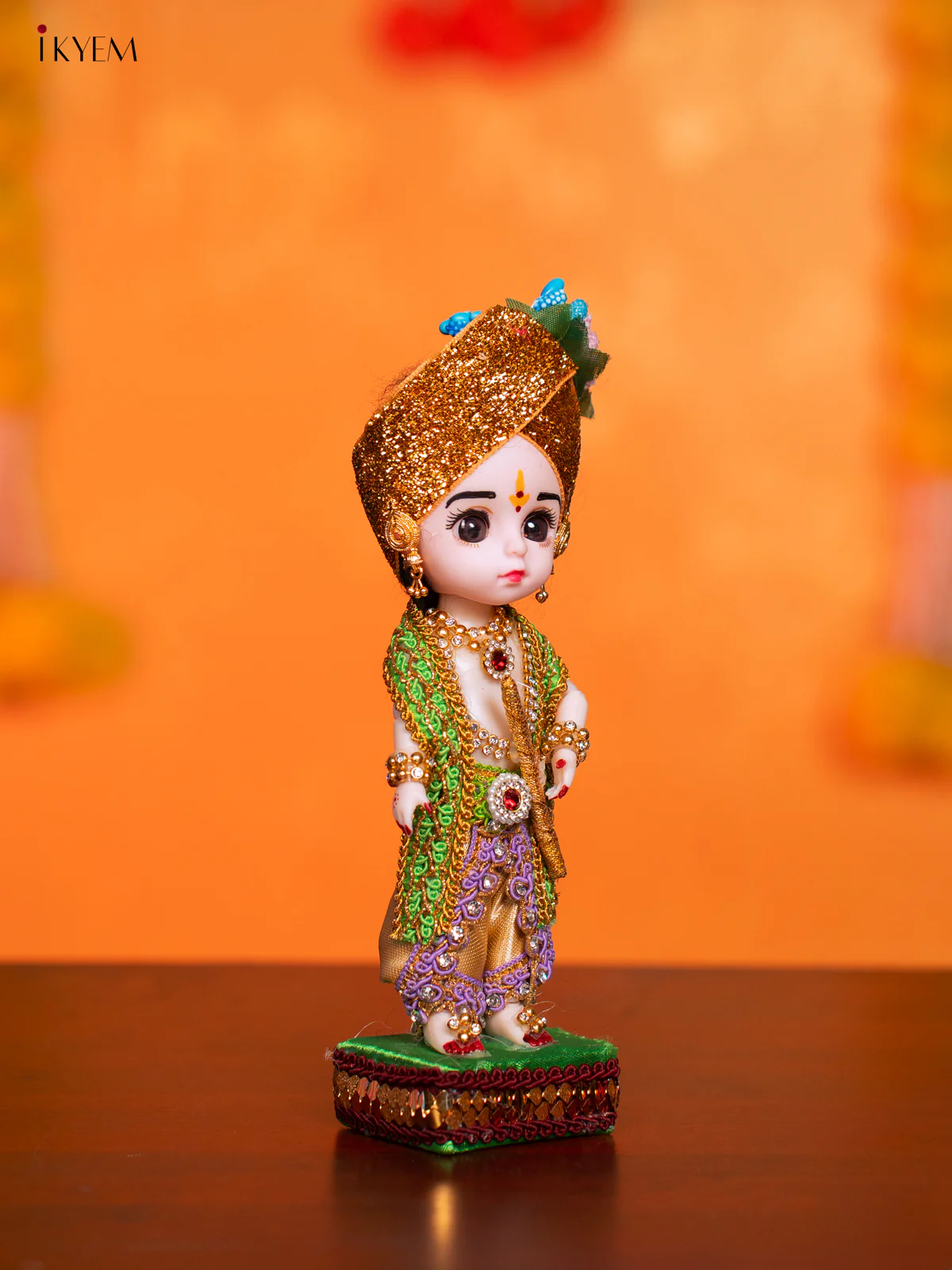 Krishna- Golu Display Doll - 7.5 Inches - KI09126 - Image 2