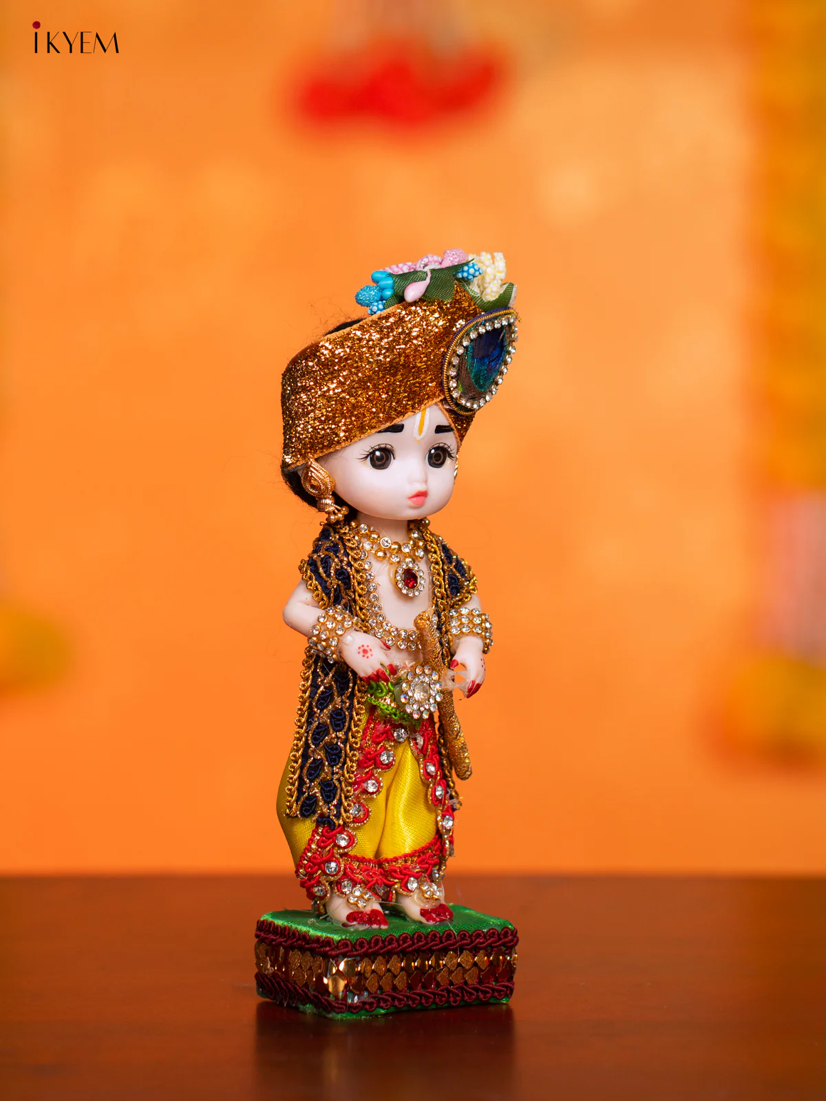 Krishna- Golu Display Doll - 7.5 Inches - KI09127 - Image 2