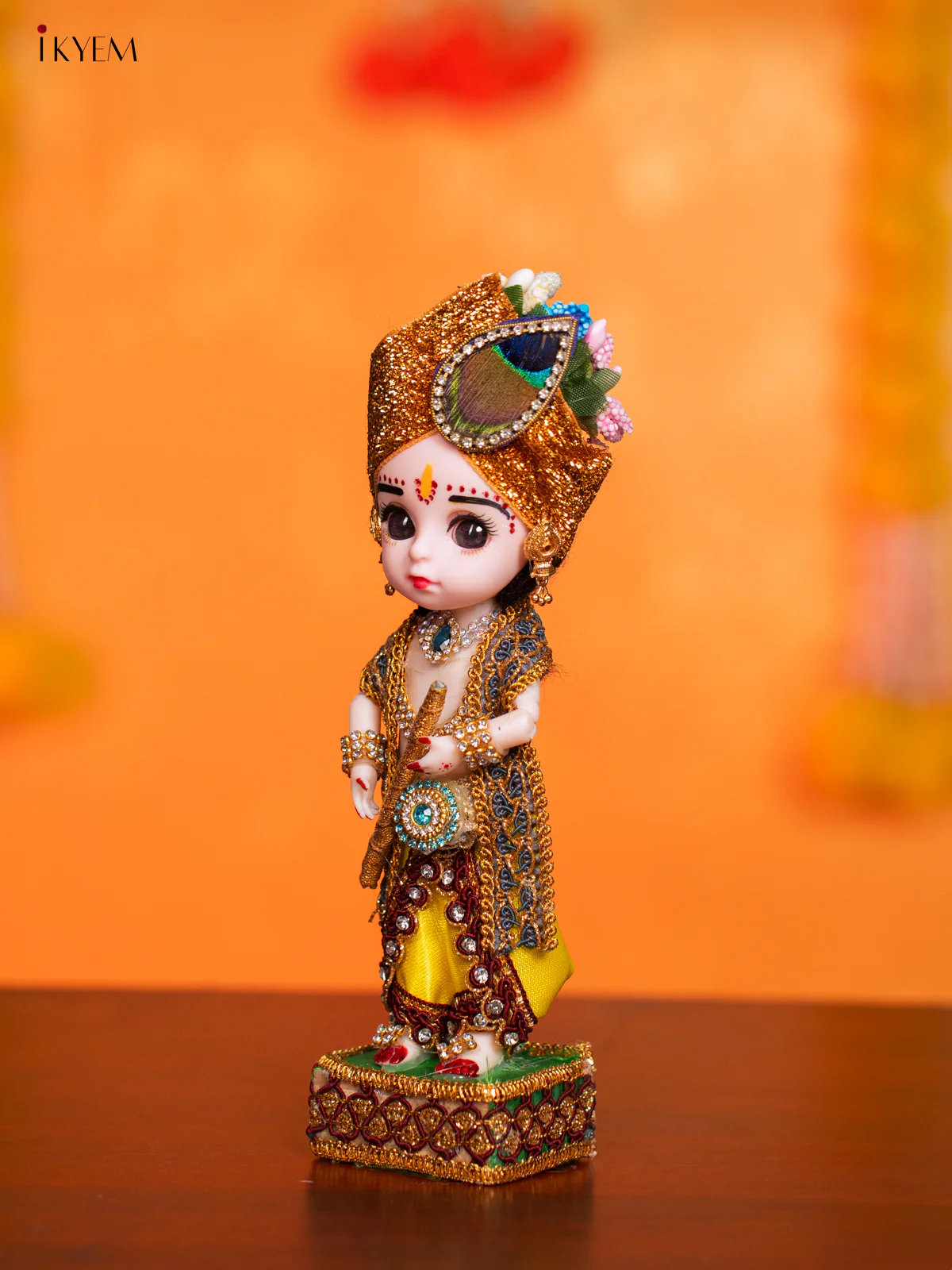 Krishna- Golu Display Doll - 7.5 Inches - KI09128 - Image 3
