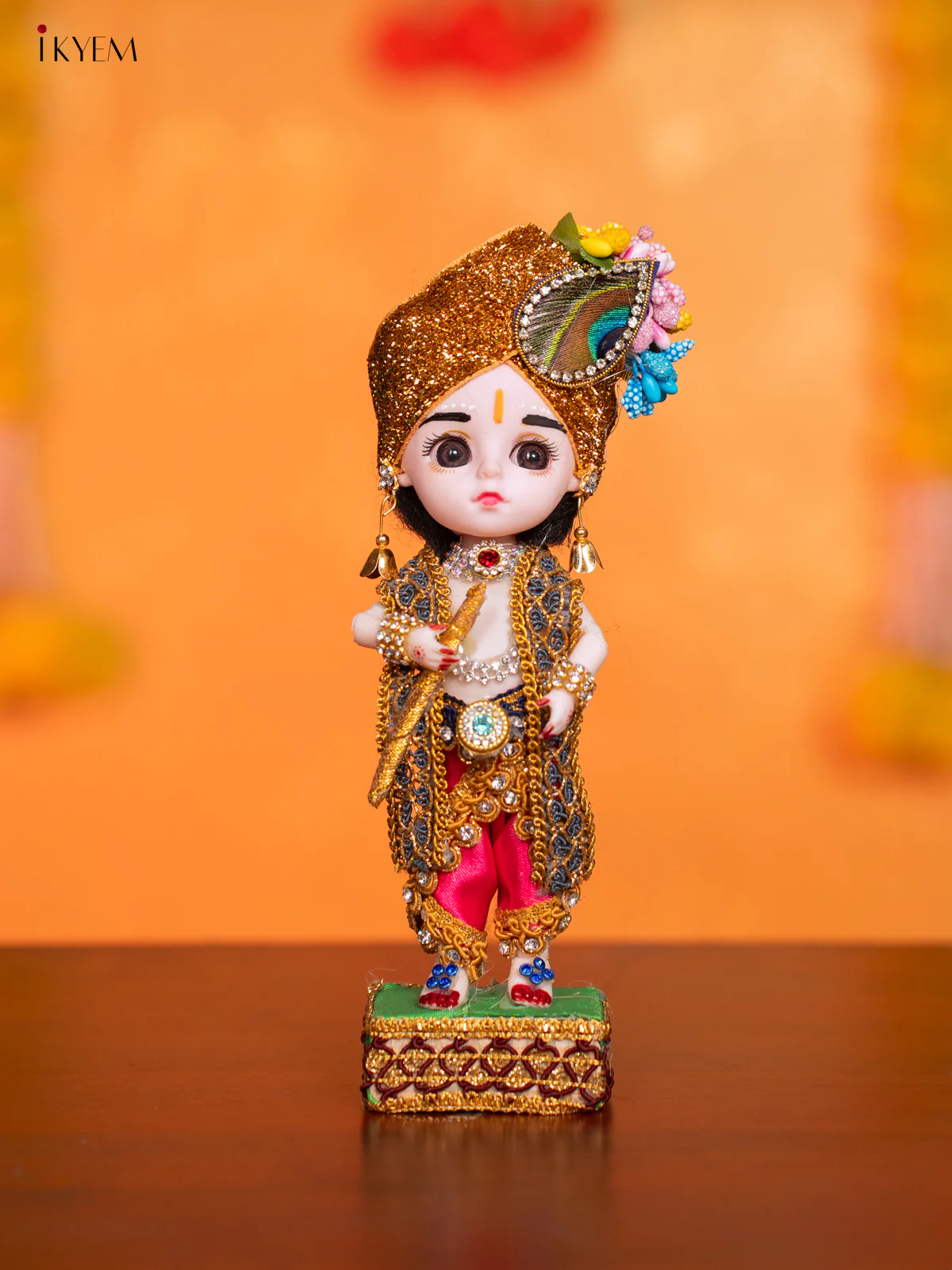 Krishna- Golu Display Doll - 7.5 Inches - KI09129