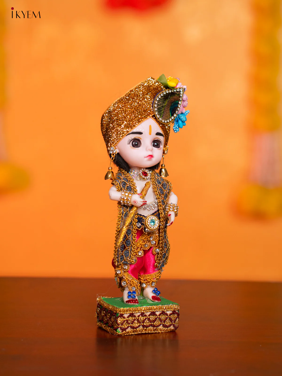 Krishna- Golu Display Doll - 7.5 Inches - KI09129 - Image 2