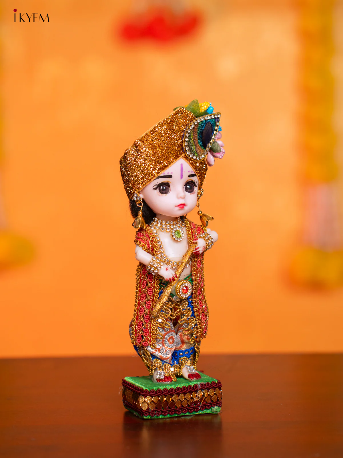 Krishna- Golu Display Doll - 7.5 Inches - KI09130 - Image 2
