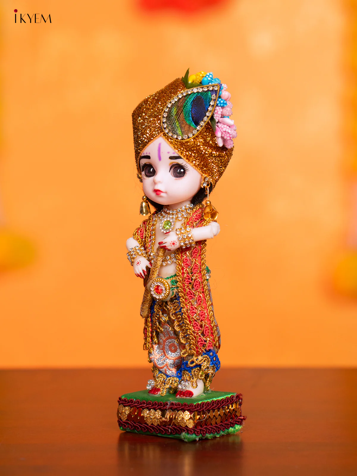 Krishna- Golu Display Doll - 7.5 Inches - KI09130 - Image 3