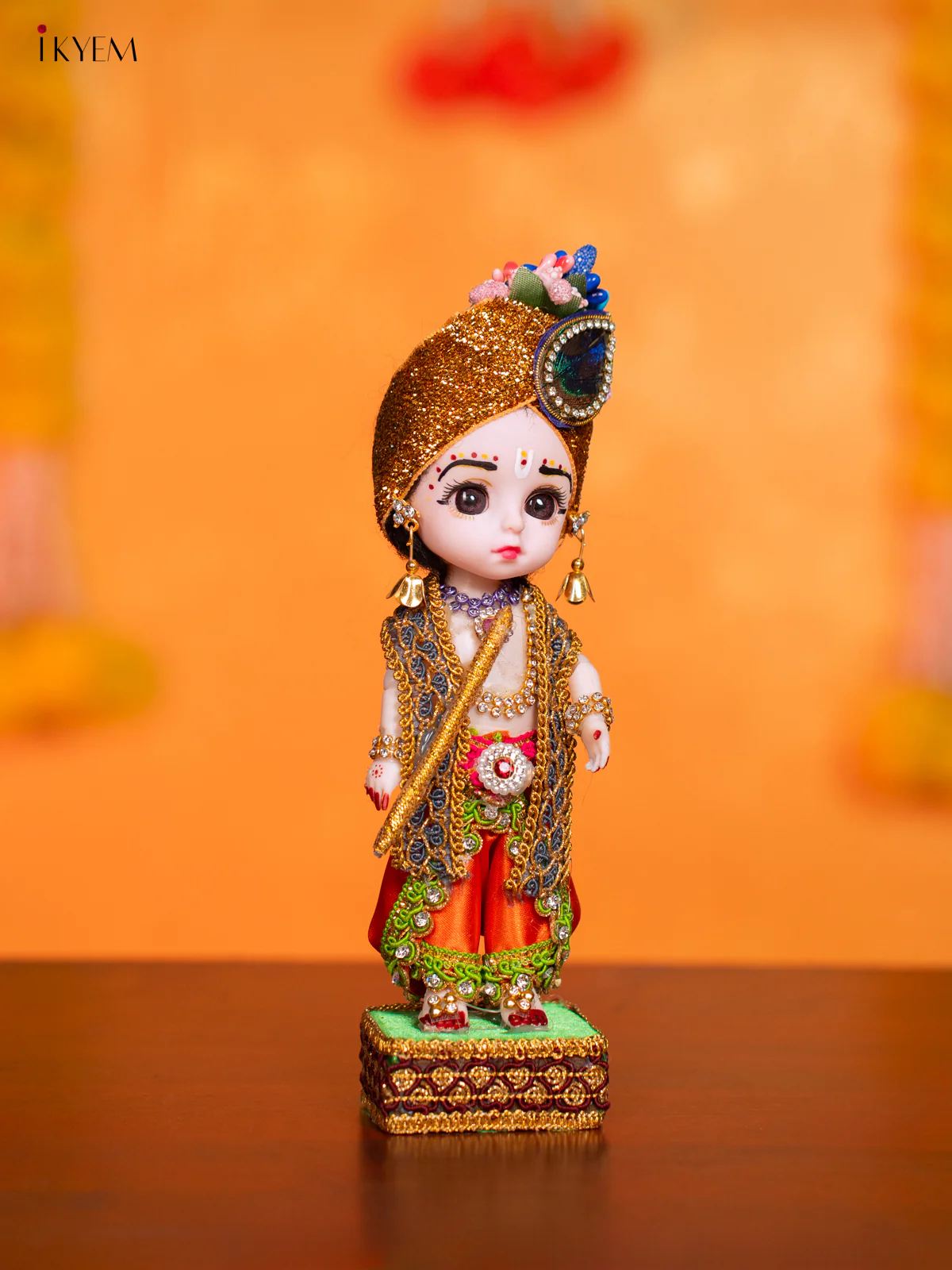 Krishna- Golu Display Doll - 7.5 Inches - KI09134 - Image 2