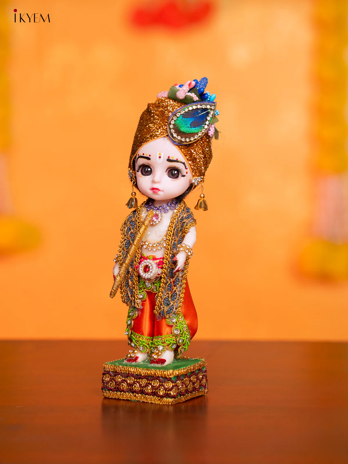 Krishna- Golu Display Doll - 7.5 Inches - KI09134 - Image 3