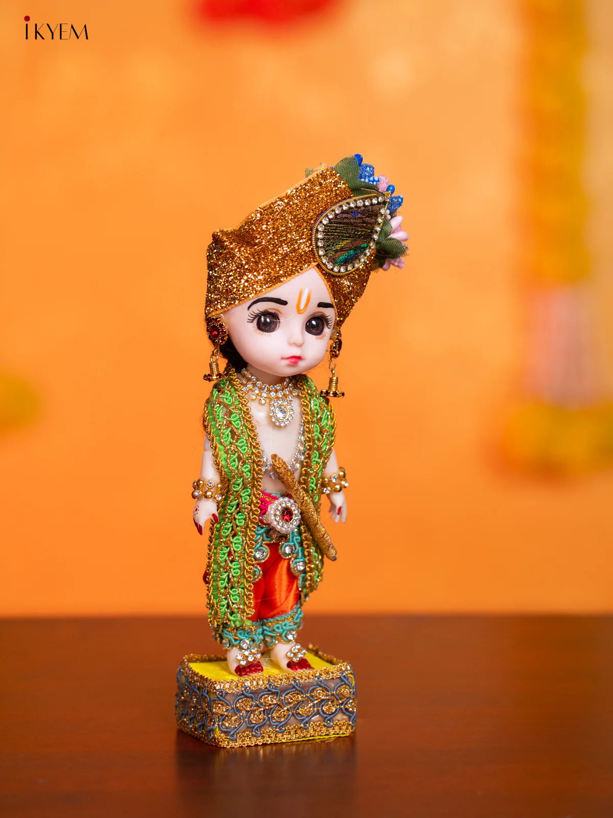 Krishna - Golu Display Doll - 7.5 Inches - KI09138 - Image 2