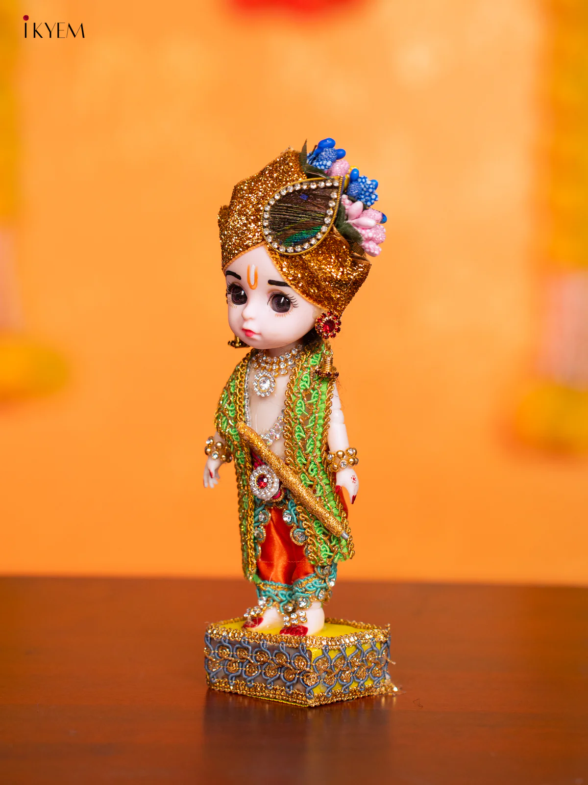 Krishna - Golu Display Doll - 7.5 Inches - KI09138 - Image 3