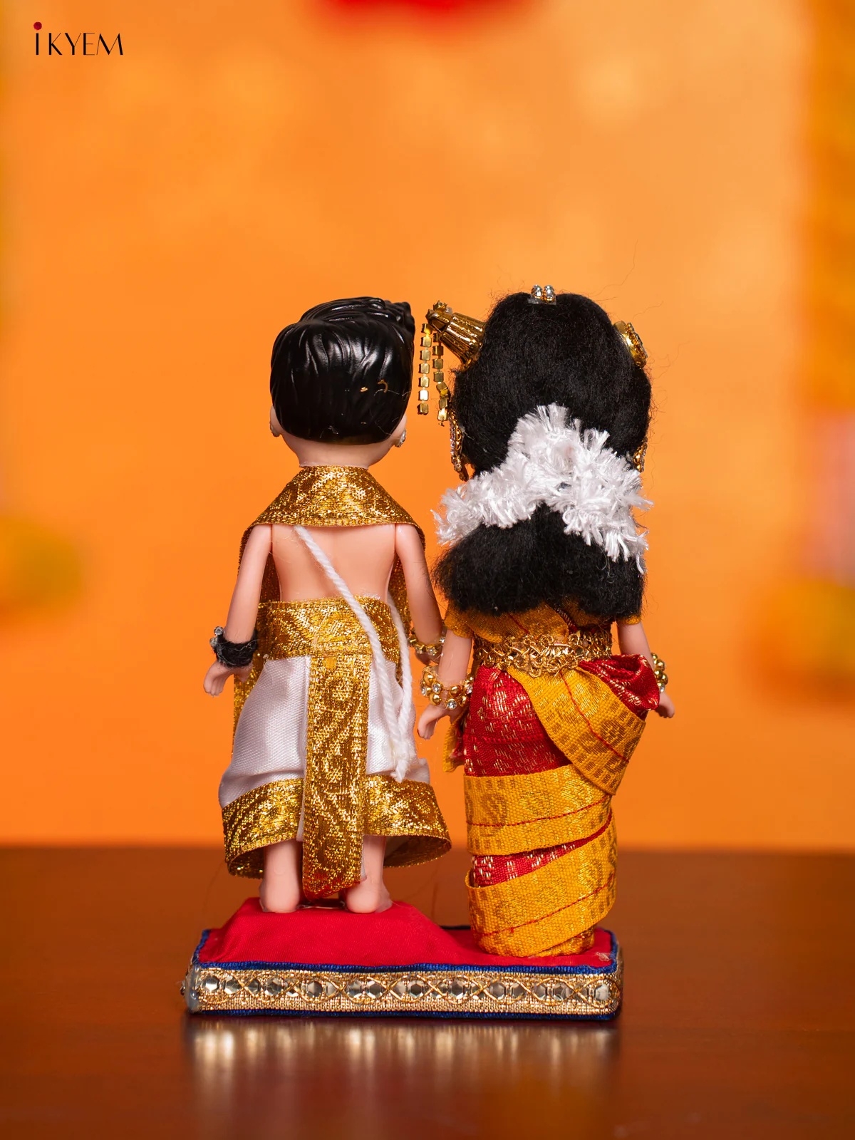 Iyengar Couple - Golu Display Doll - 7 Inches - KI09146 - Image 4