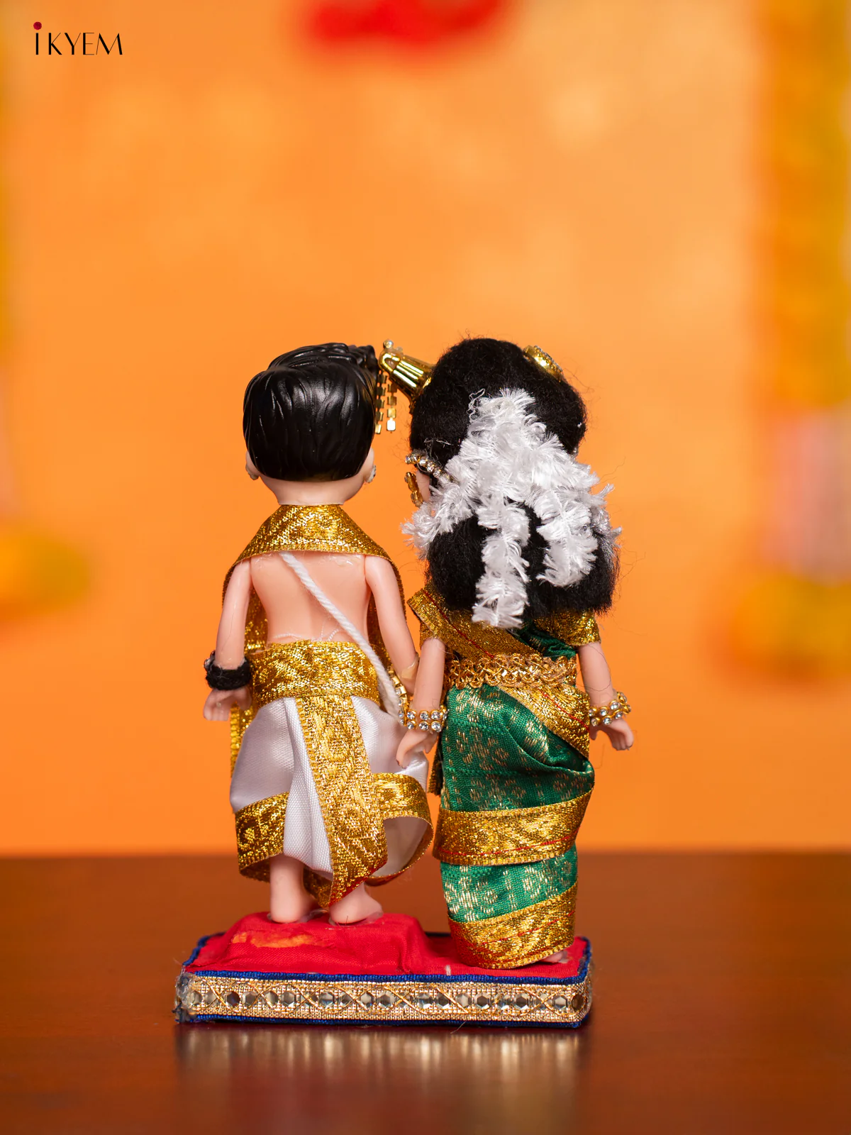 Iyengar Couple - Golu Display Doll - 7 Inches - KI09148 - Image 4