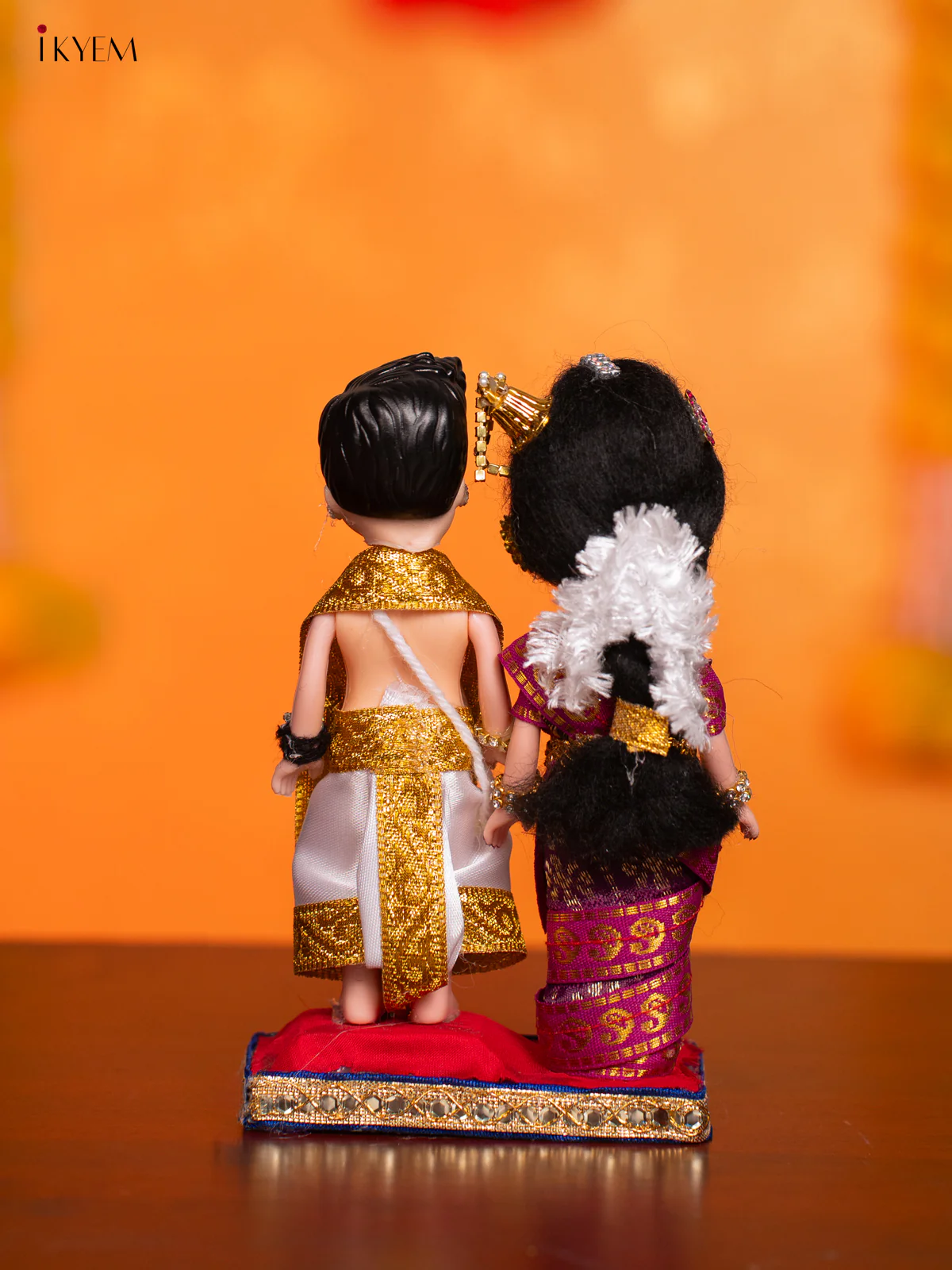 Iyengar Couple - Golu Display Doll - 7 Inches - KI09150 - Image 4