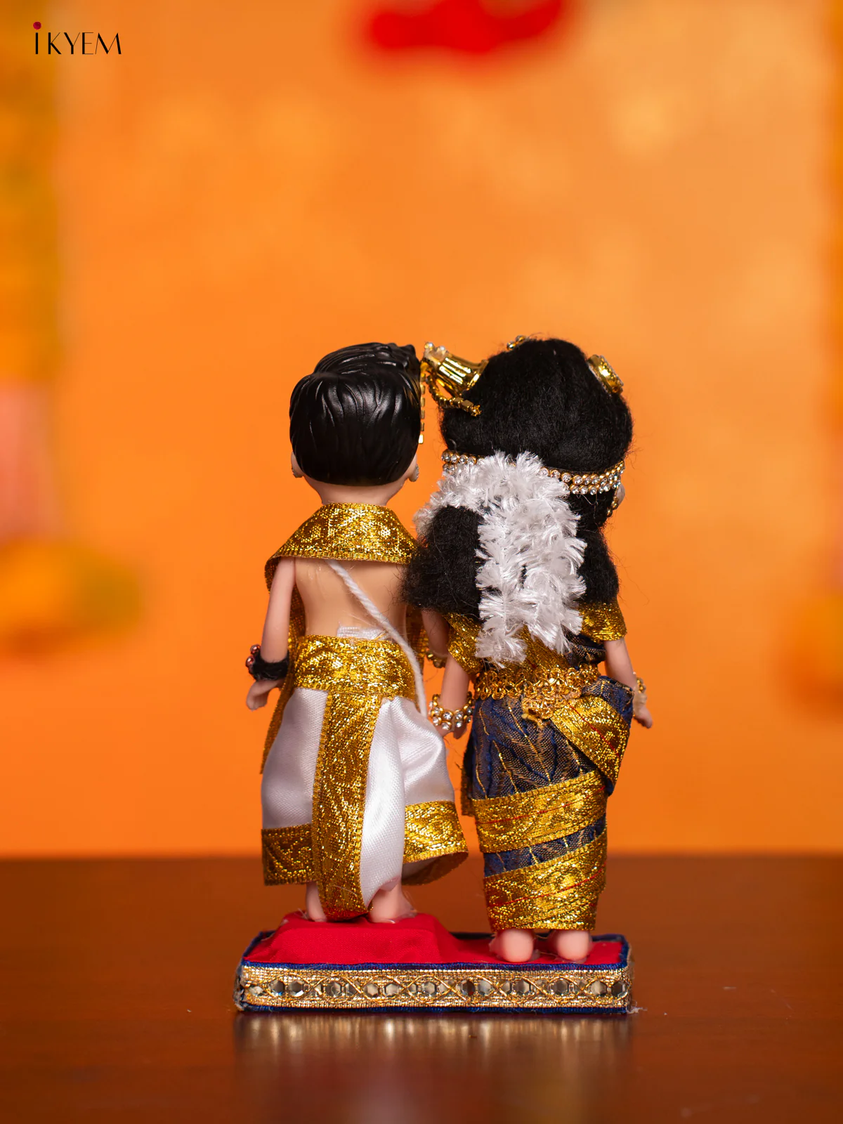 Iyengar Couple - Golu Display Doll - 7 Inches - KI09152 - Image 4