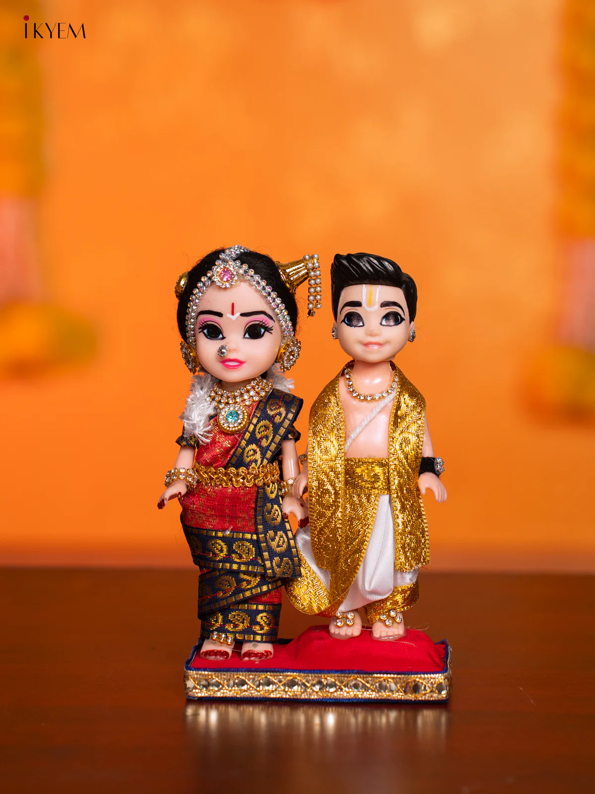 Iyengar Couple - Golu Display Doll - 7 Inches - KI09154
