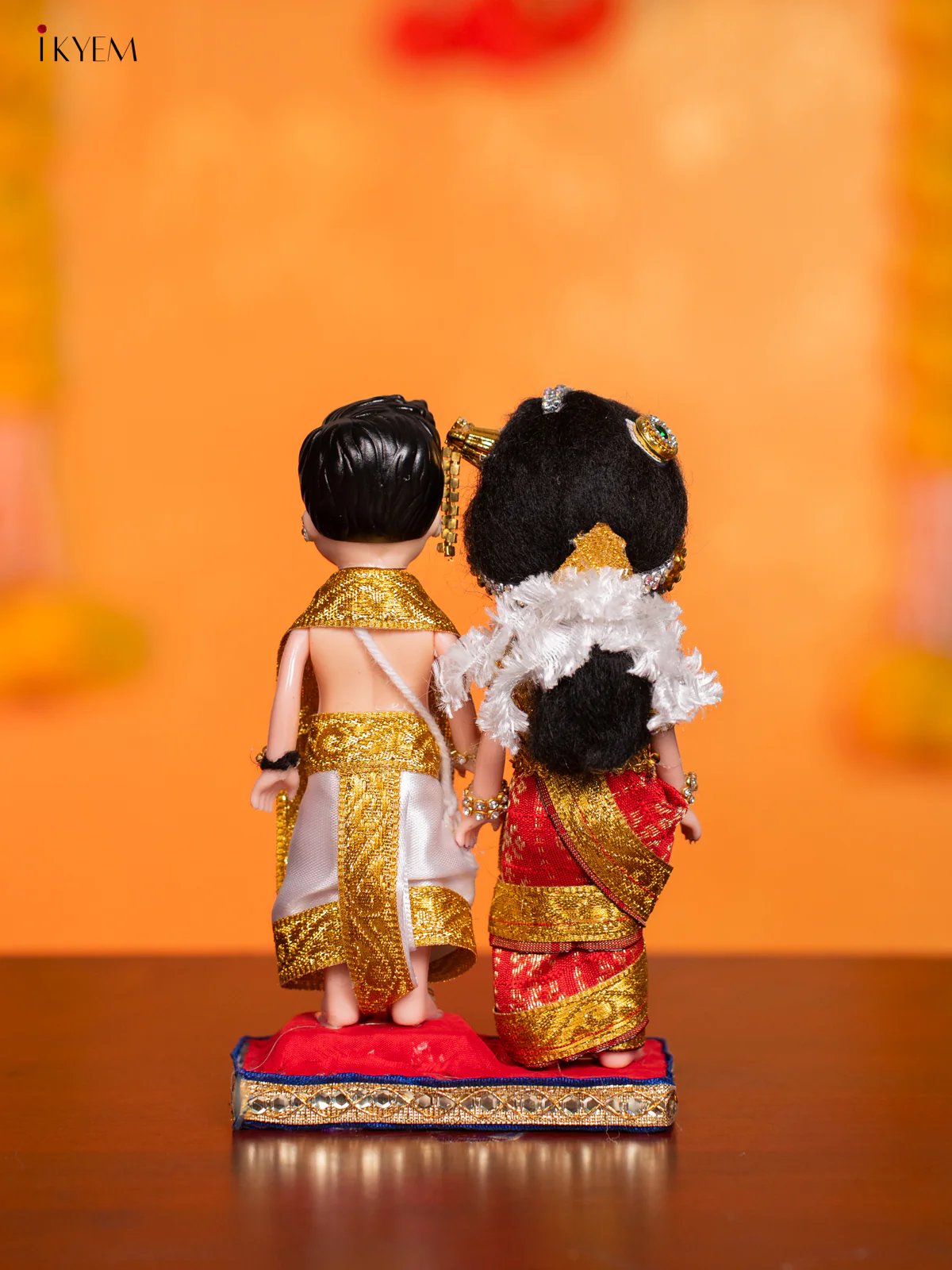 Iyengar Couple - Golu Display Doll - 7 Inches - KI09159 - Image 4
