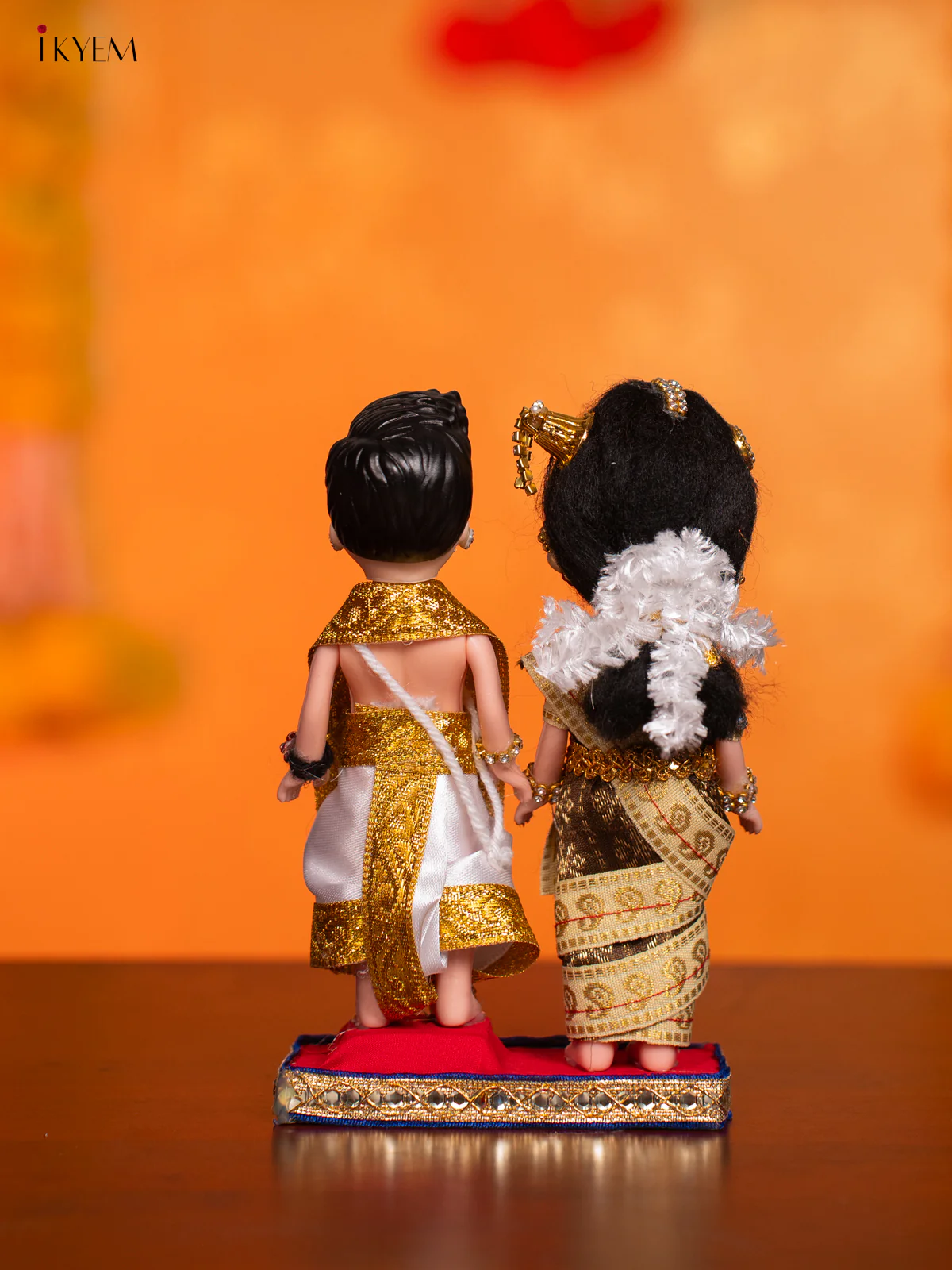 Iyengar Couple - Golu Display Doll - 7 Inches - KI09168 - Image 4