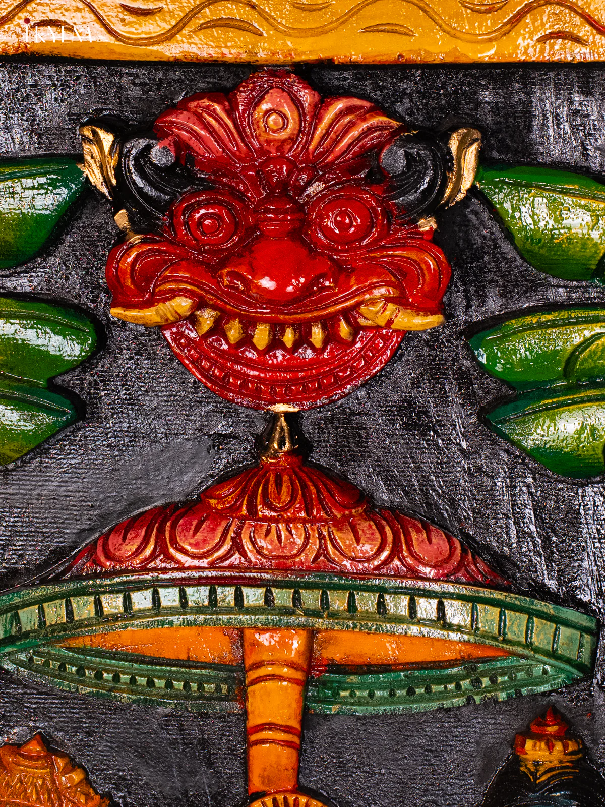 Wooden Ram Darbar Wall Frame - 36 Inches - KI17150 - Image 4