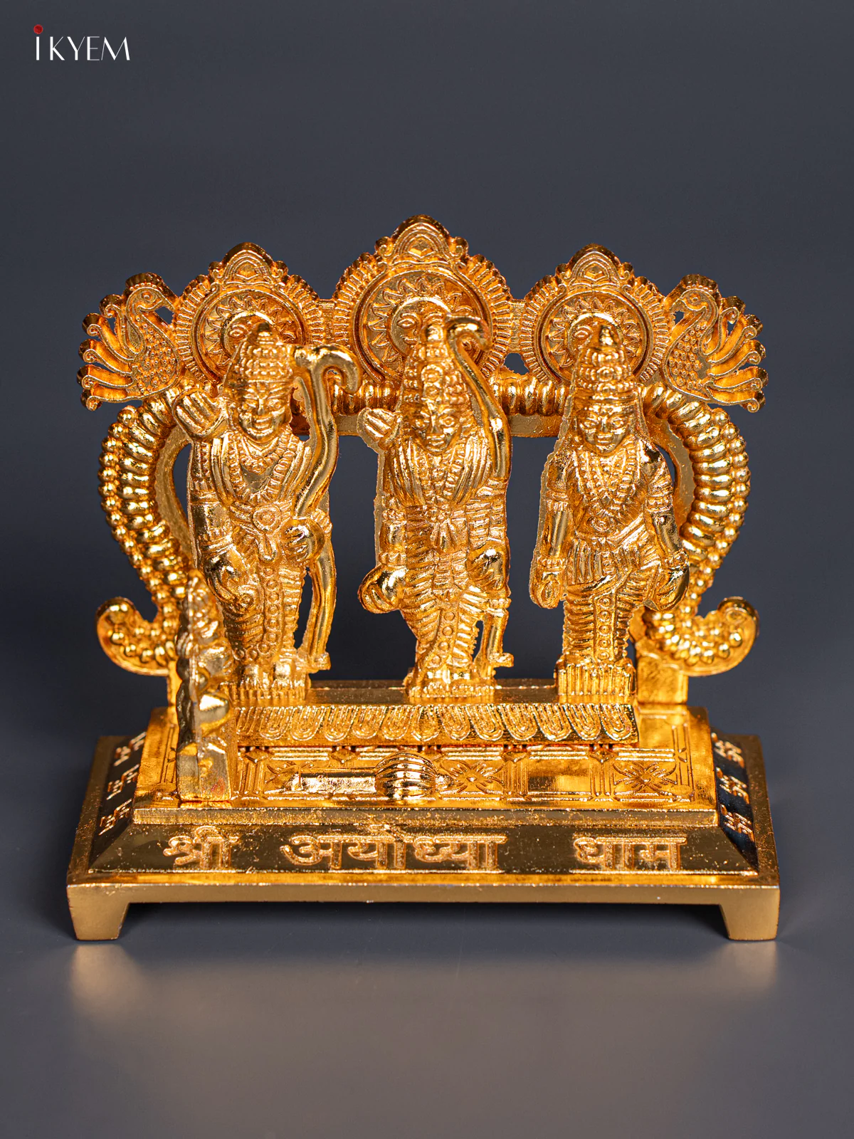 Gold Plated ram Dharbar - 4 Inch - KI20151 - Image 4